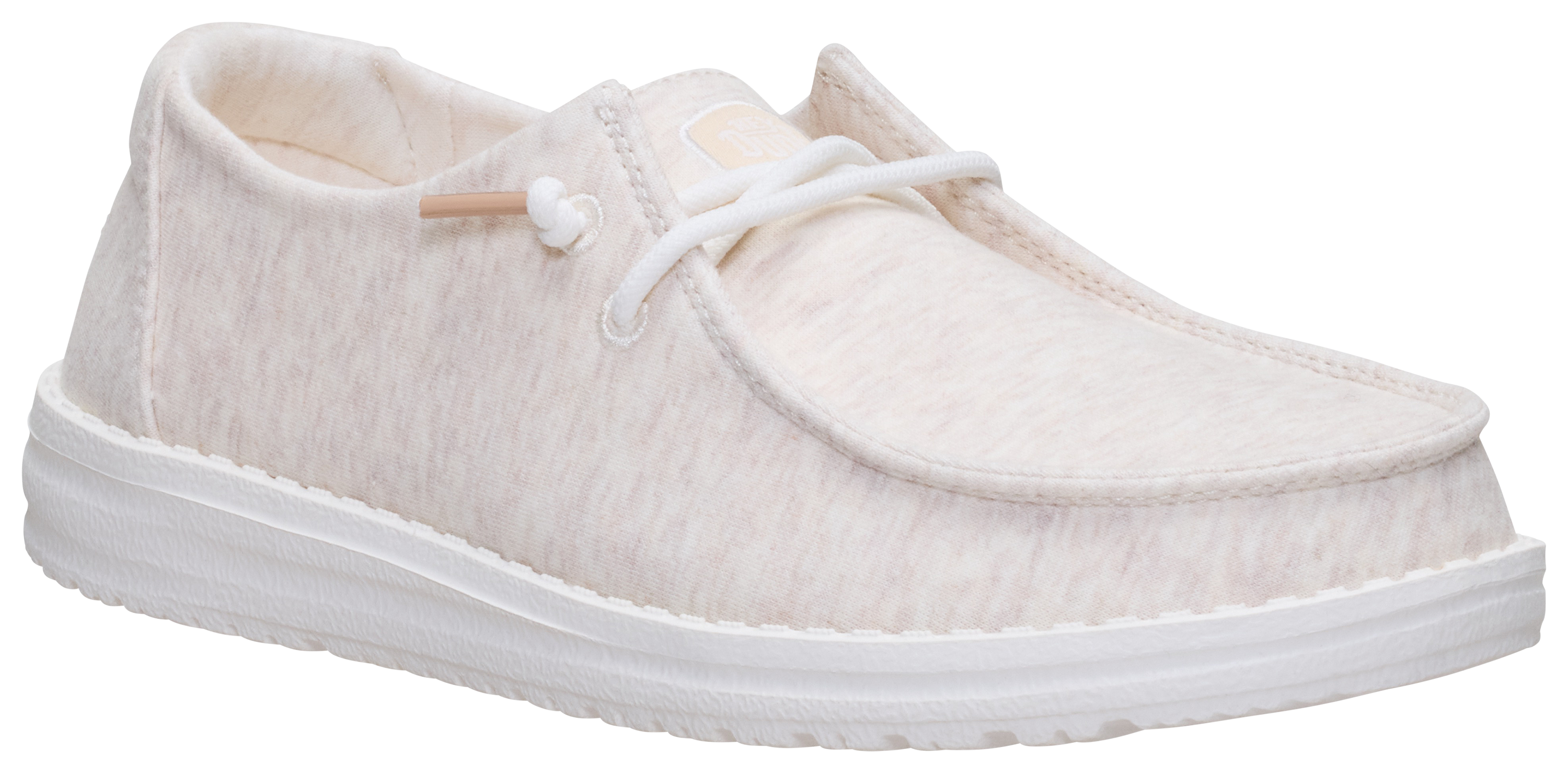 Image of HEYDUDE Wendy Stretch Jersey Casual Shoes for Women - White