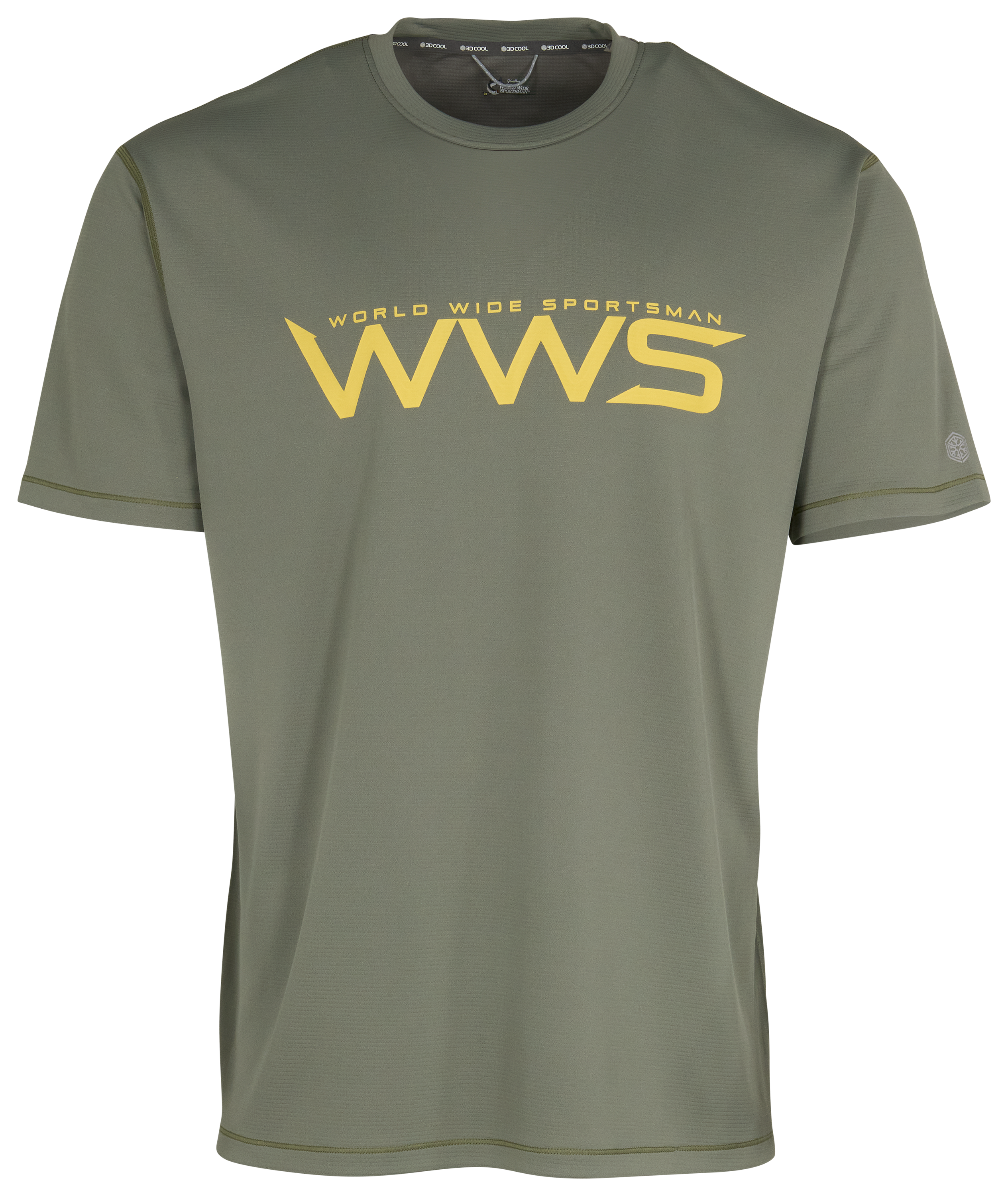 Image of World Wide Sportsman Casting 3D Cool Short-Sleeve T-Shirt - Sea Spray