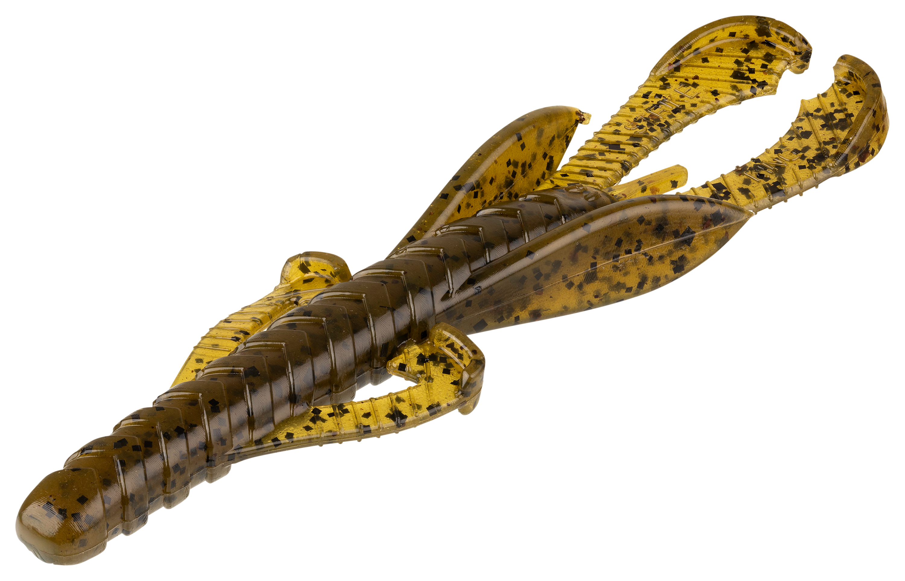 Image of "Strike King Rage Hawg - Green Pumpkin - 4"""