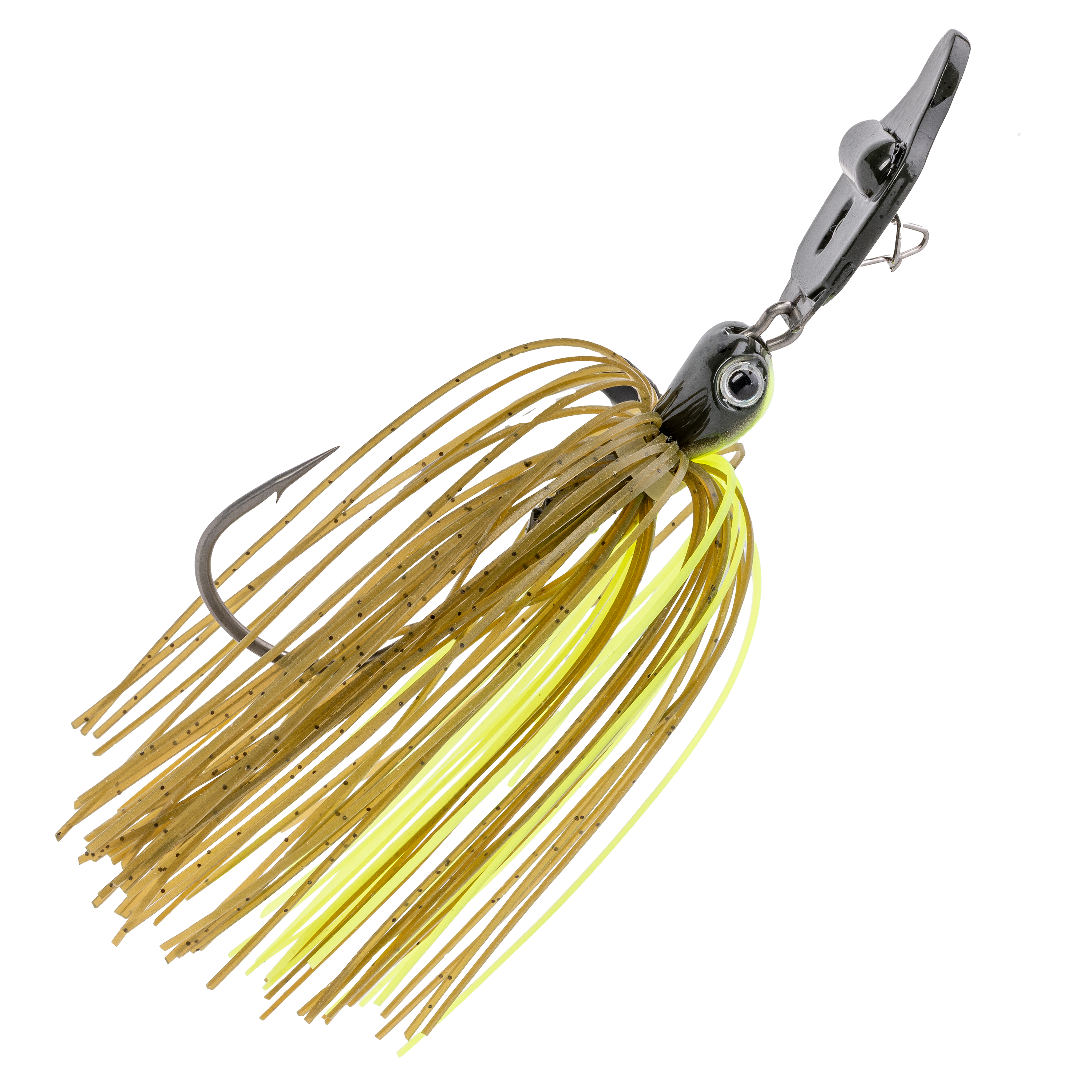 Image of Strike King Rattling Thunder Cricket Swim Jig - Green Pumpkin Chartreuse - 1/2 oz.