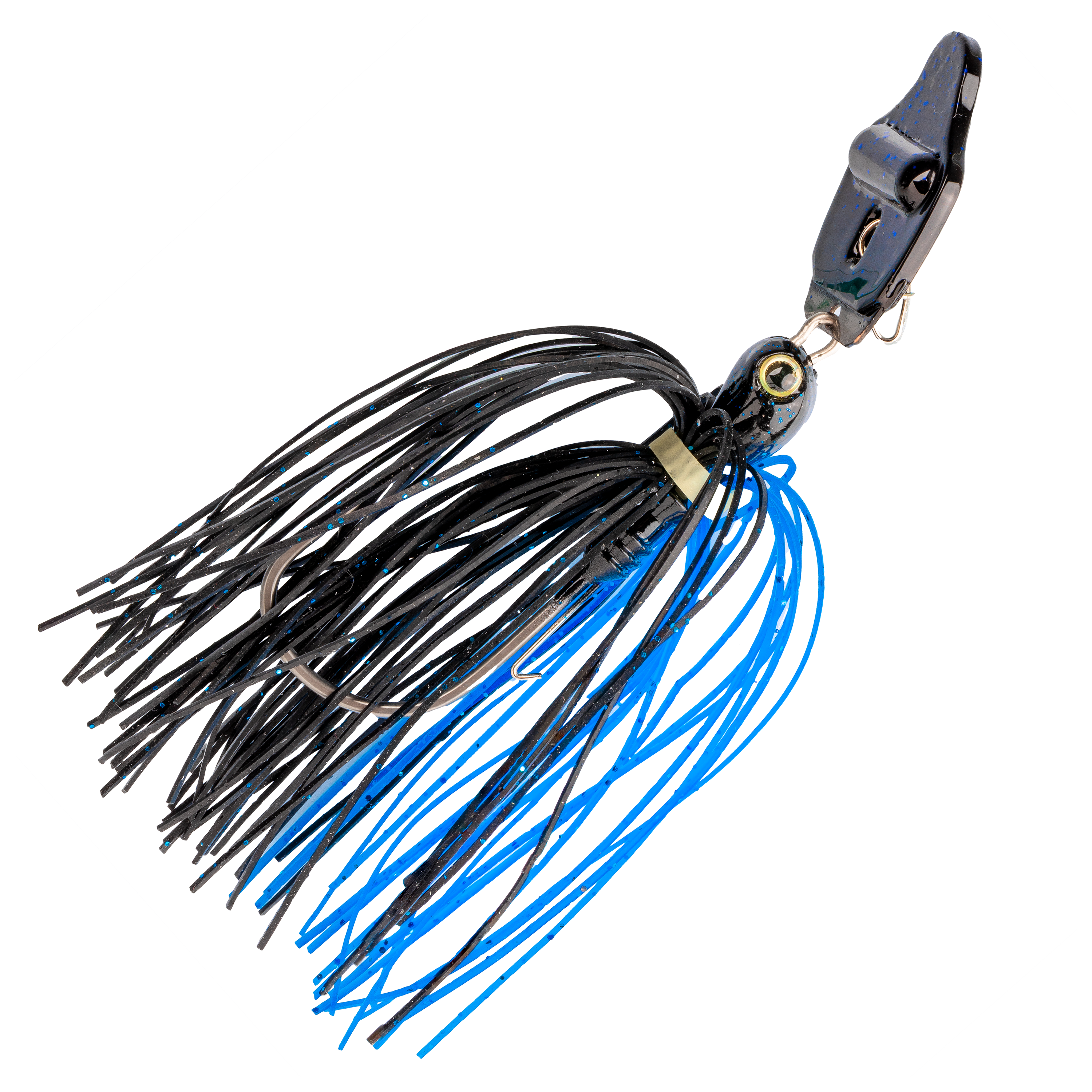 Image of Strike King Rattling Thunder Cricket Swim Jig - Black & Blue - 3/8 oz.