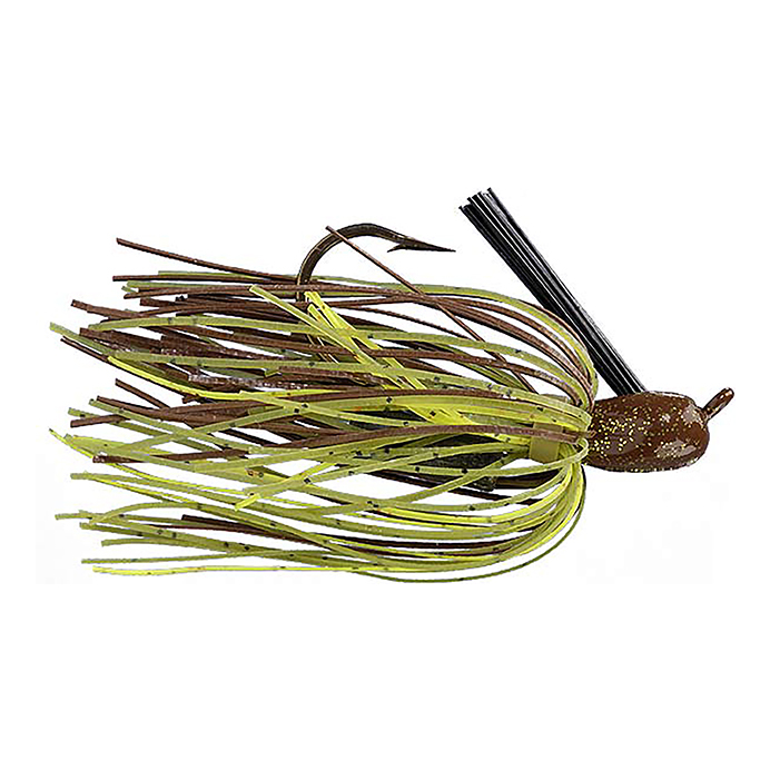 Image of Strike King Rattling Pro Model Jig - 3/8 oz - Green Craw