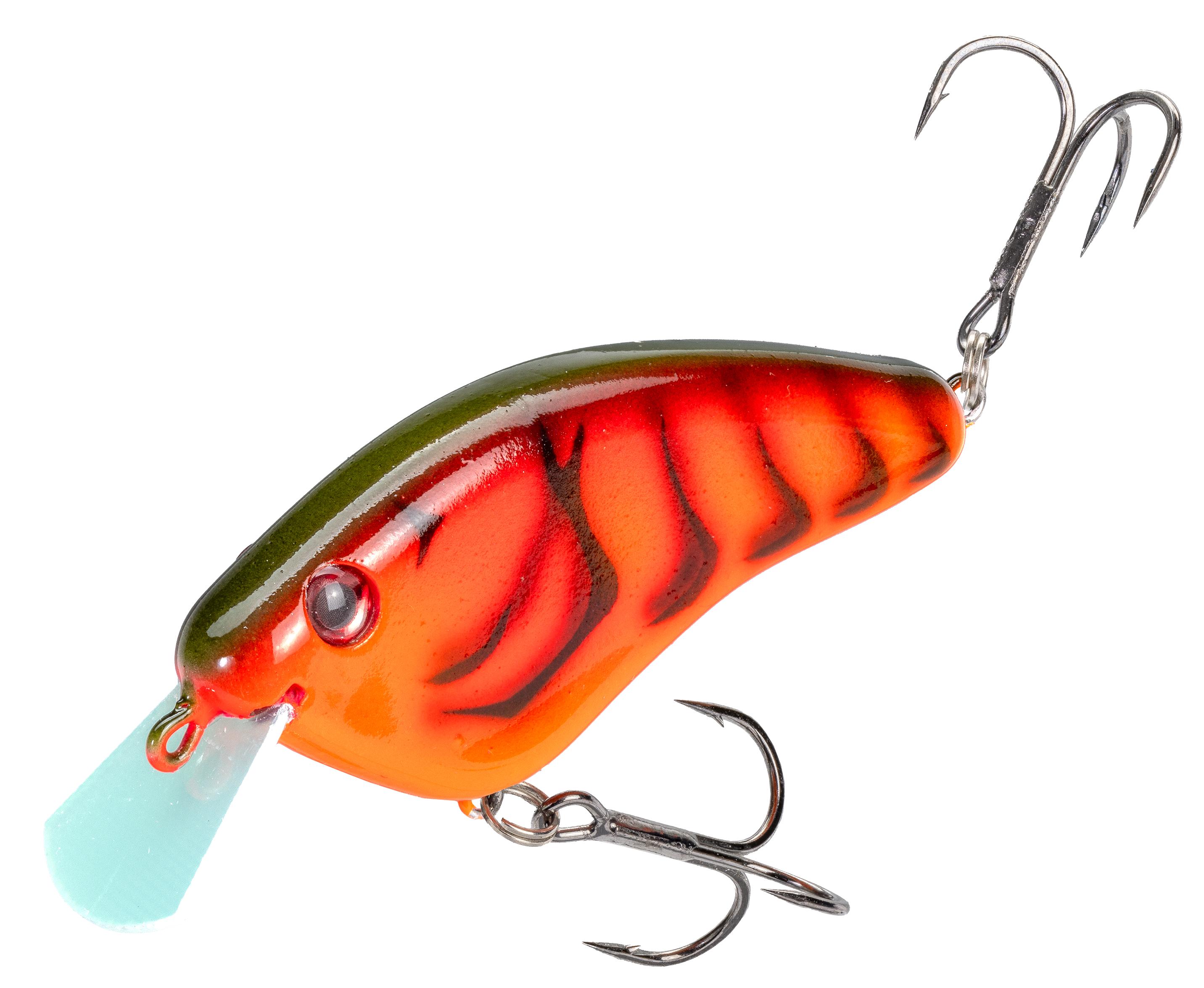 Image of "Strike King Hardliner Flatside Crankbait - Fire Craw - 2-1/2"" - 5/16 oz."