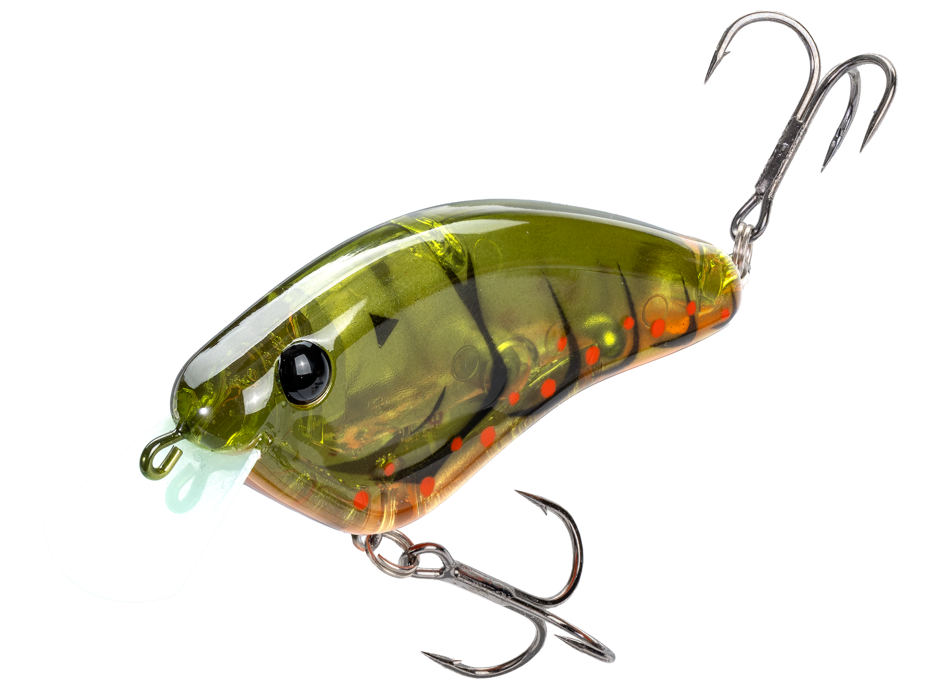 Image of "Strike King Hardliner Flatside Crankbait -Phantom Green Craw - 2-1/2"" - 5/16 oz."