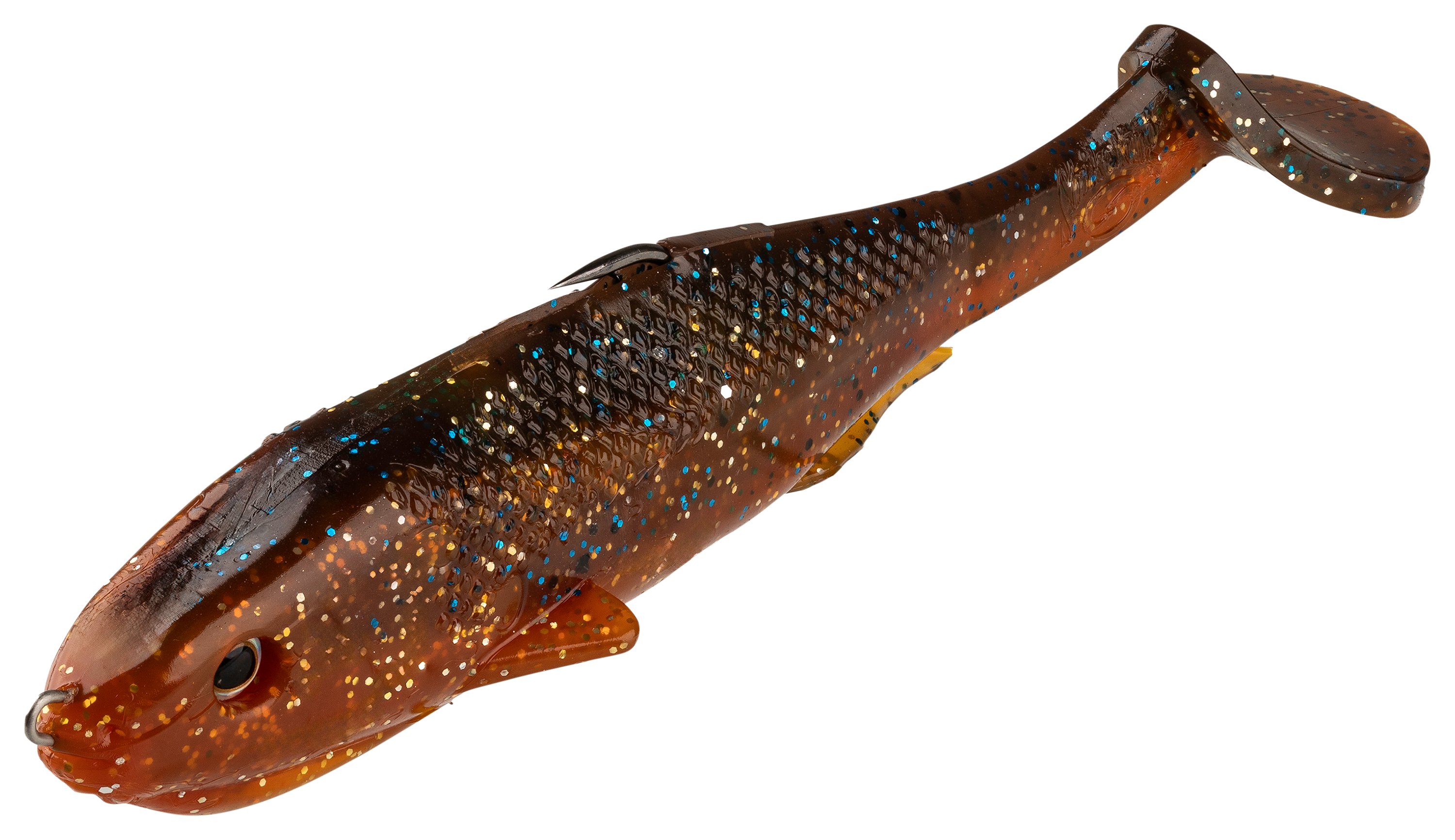 Image of "Strike King Final Copy Weedless Swimbait - Orange Bream - 4-3/4"""