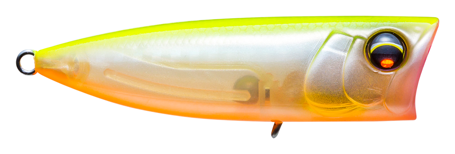 Image of Yo-Zuri Pro Series Popper - Ghost Pearl Chartreuse Back