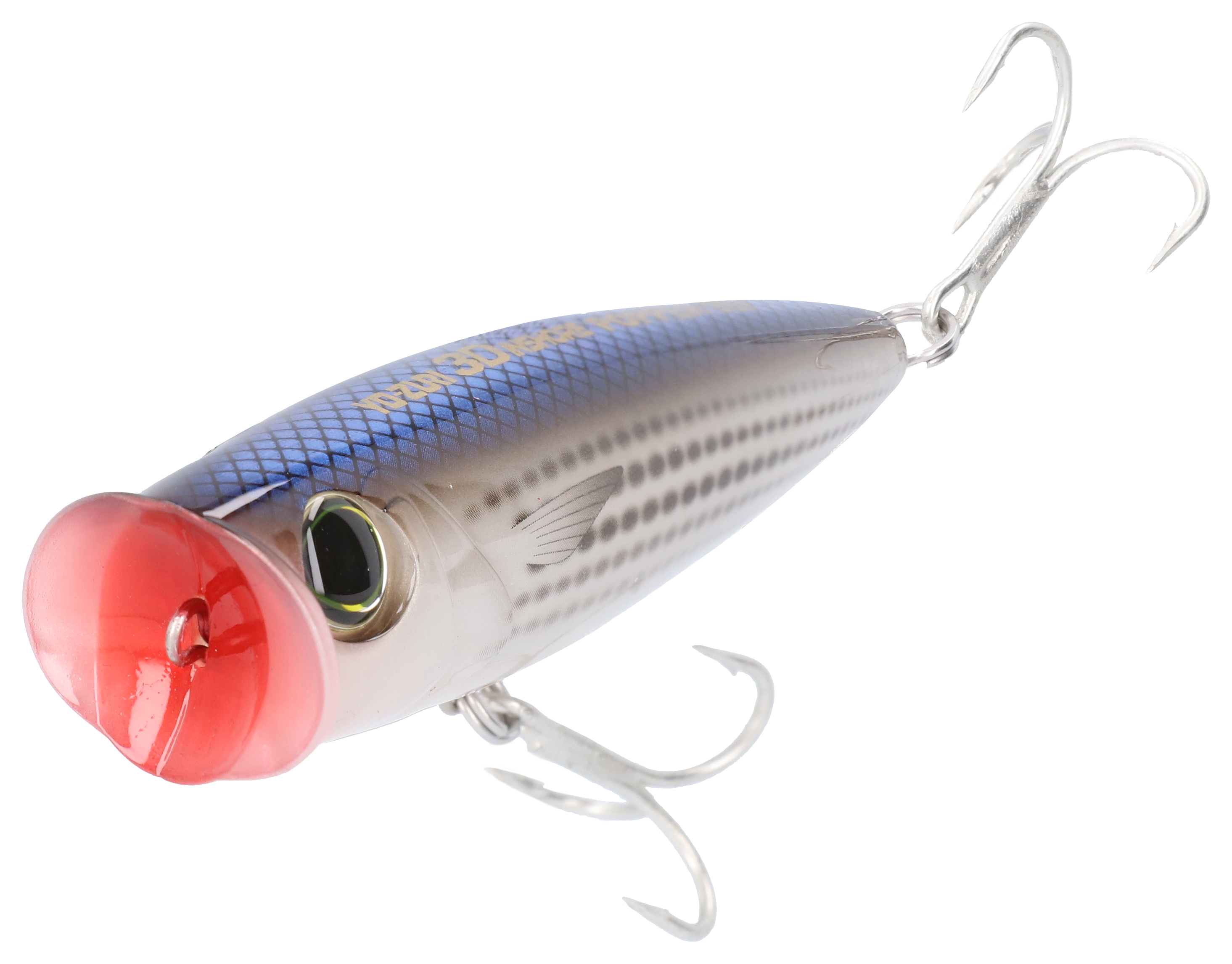 Image of "Yo-Zuri 3D Inshore Popper - Pearl Mullet - 3-1/2"" - 7/8 oz."