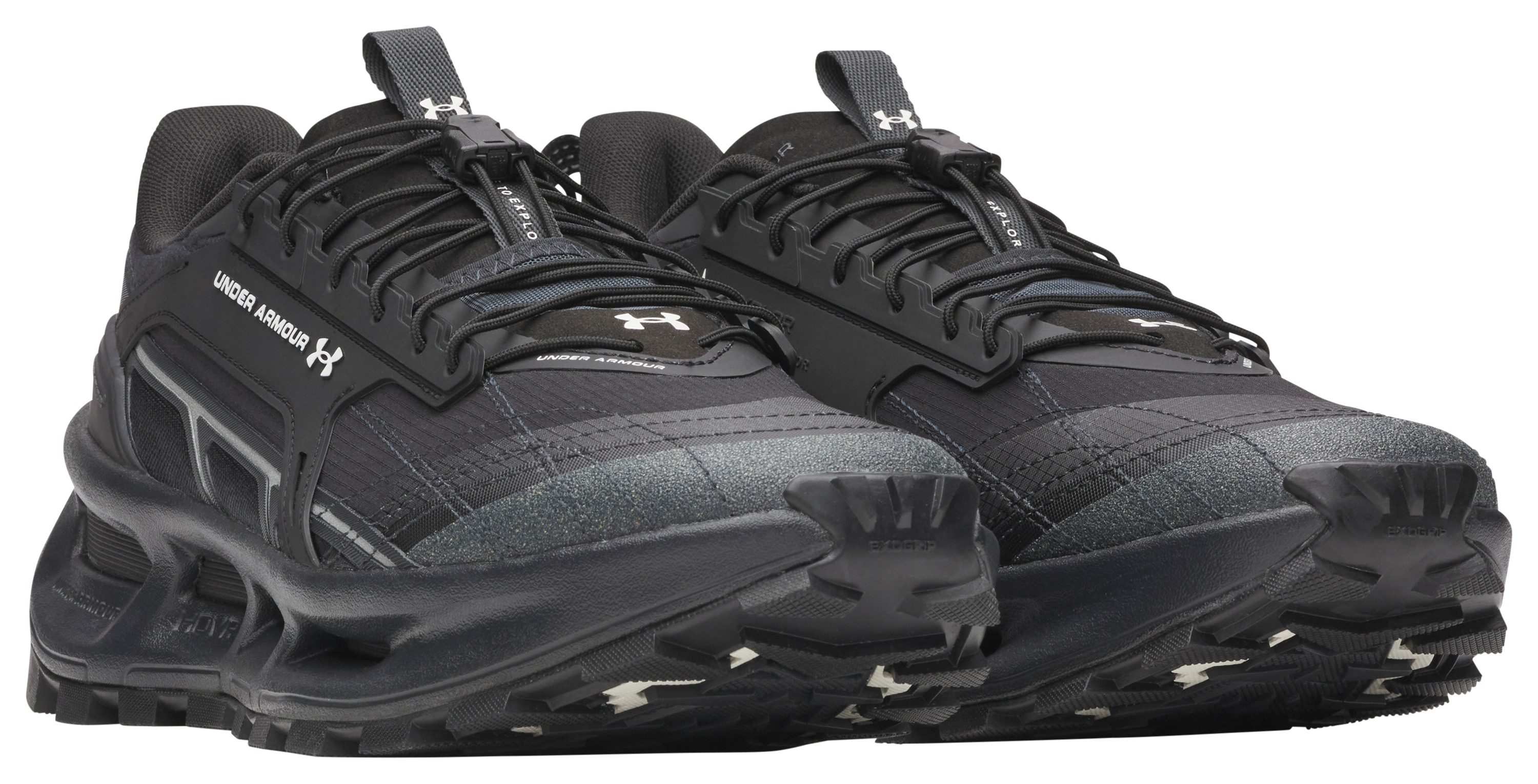 Image of Under Armour EXPLOR Trail Running Shoes - Black