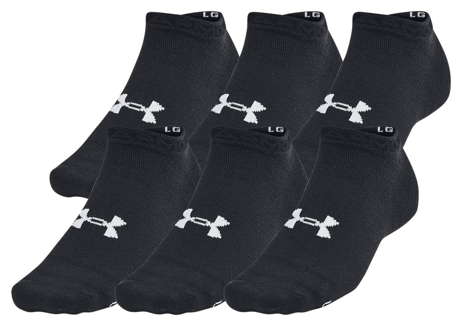 UNDER ARMOUR Essential Low-Cut Socks for Women 6-Pack