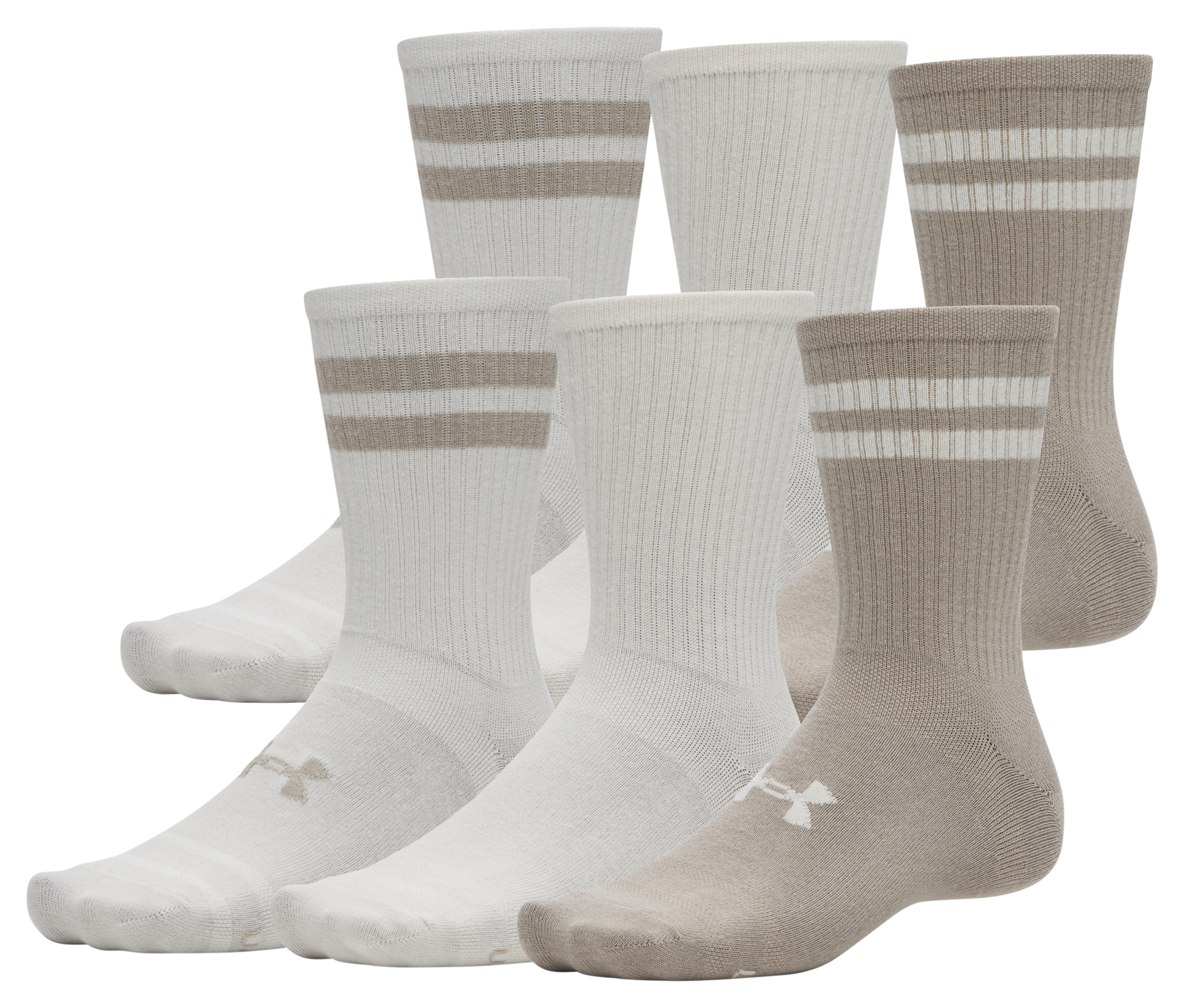 UNDER ARMOUR Essential Crew Socks for Women 6-Pack