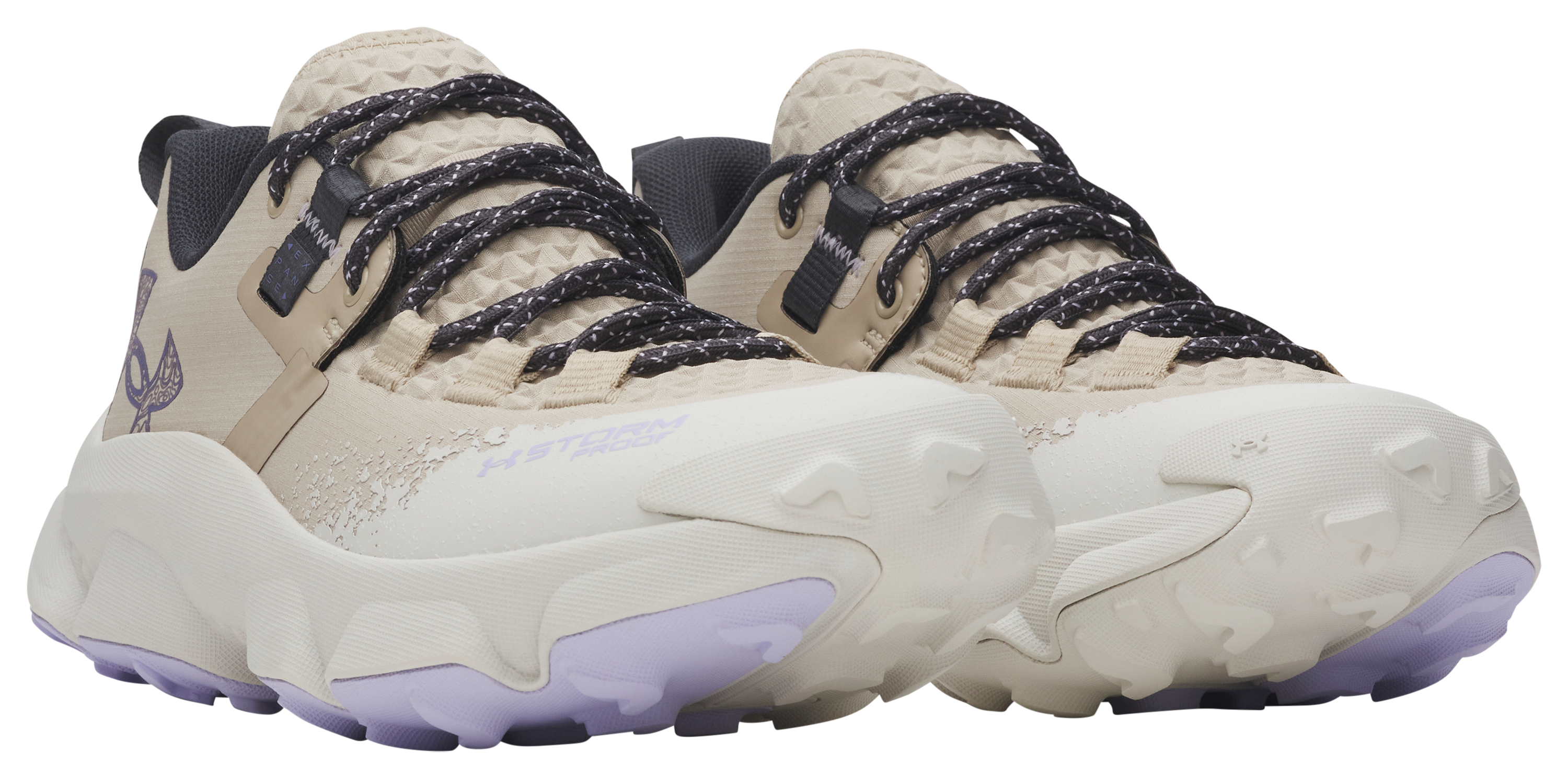 Image of Under Armour Charged Expanse Waterproof Trail Running Shoes for Women - City Khaki