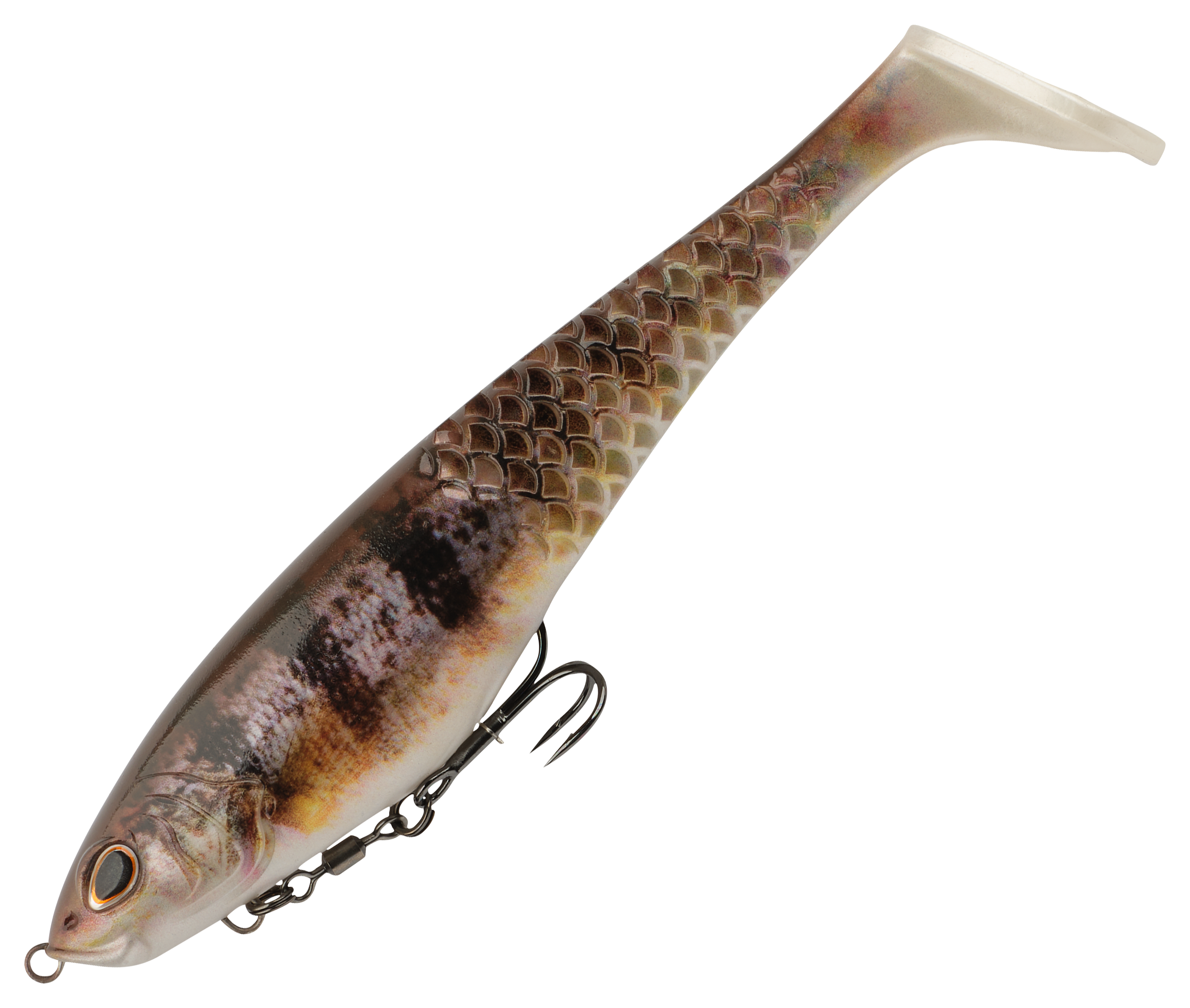 Image of "Berkley PowerBait CullShad - HD Yellow Perch - 5"" - 3/4 oz."