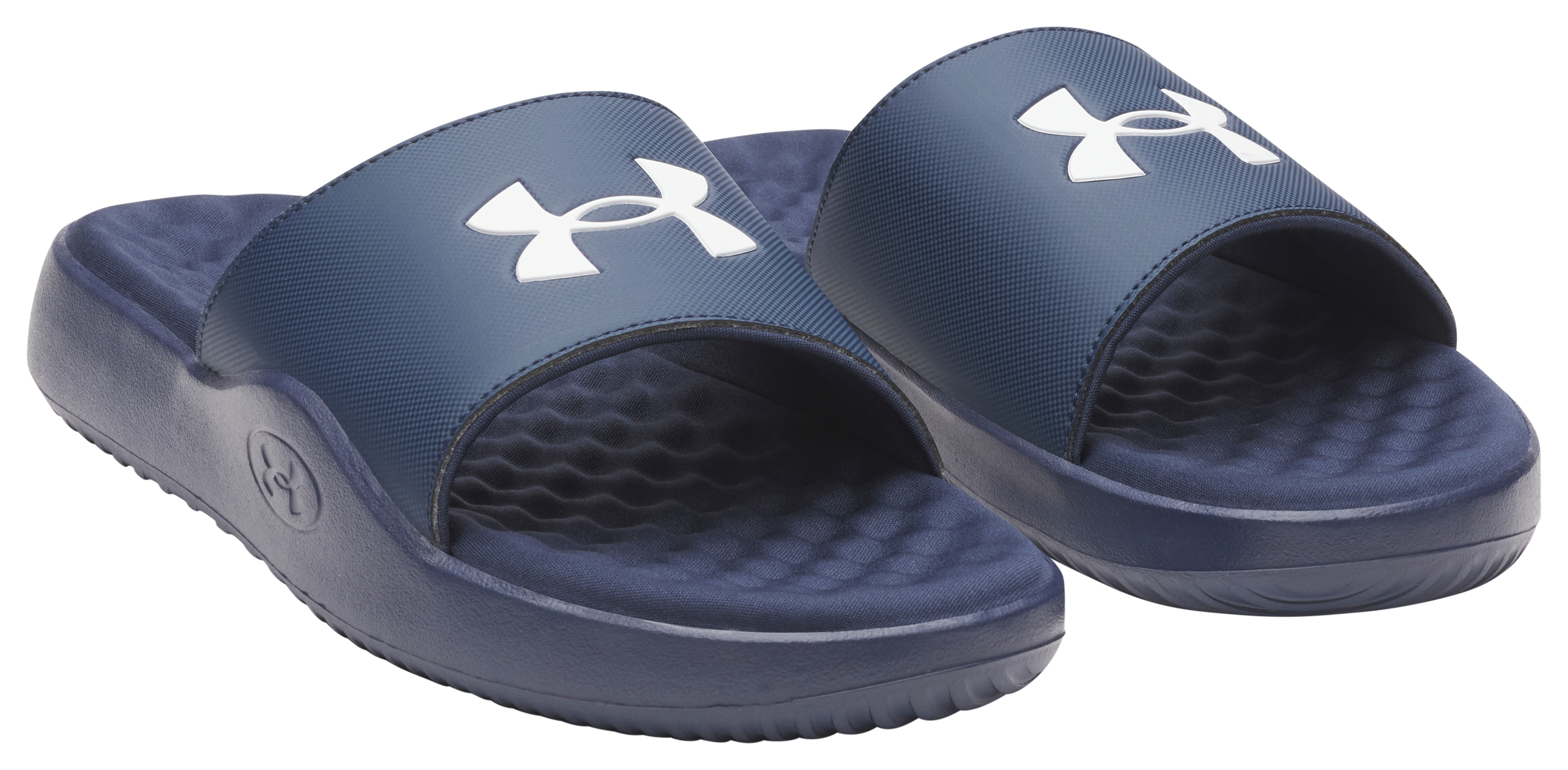 Image of Under Armour Ignite Pro 8 Fixed-Strap Slides for Men - Academy