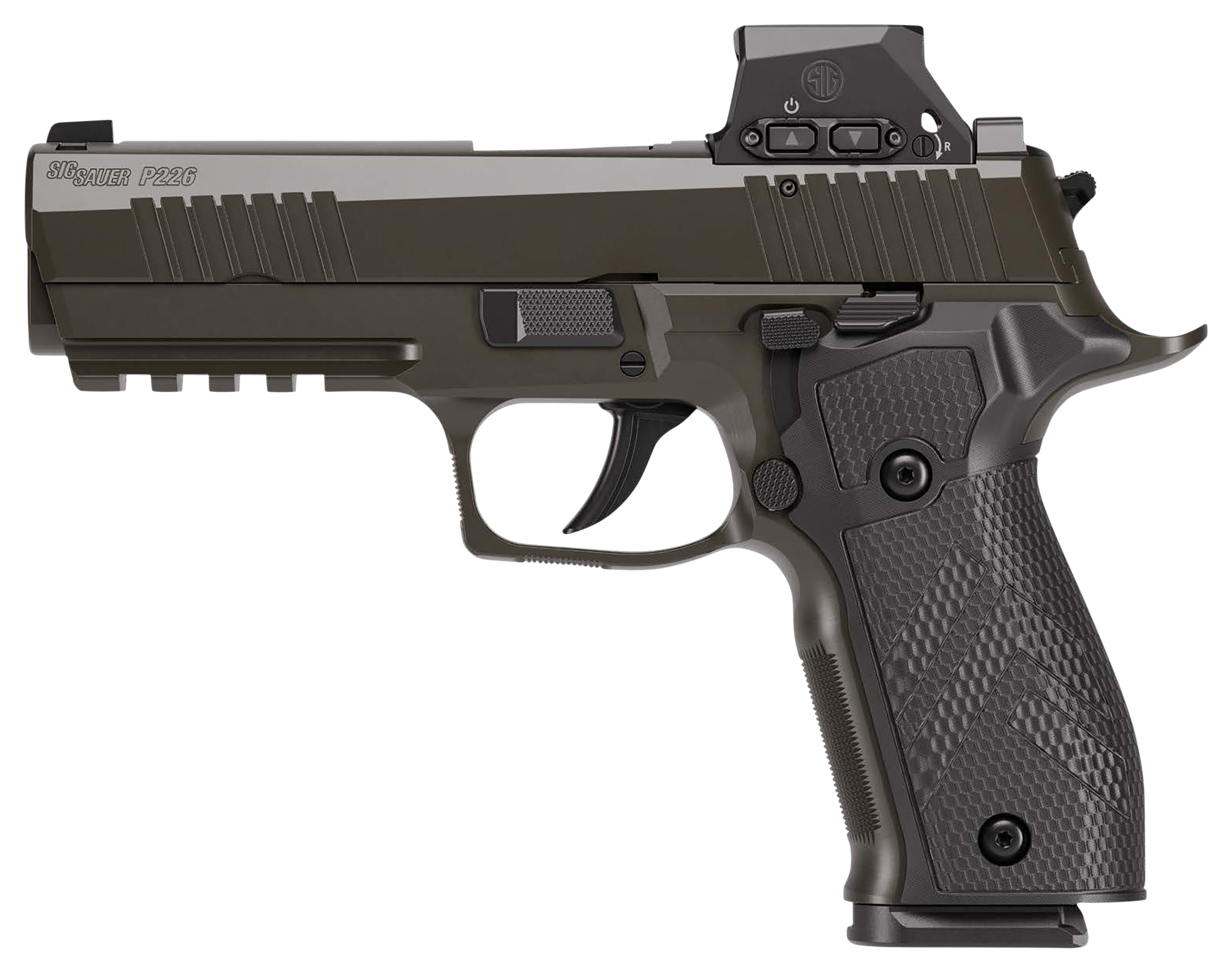 SIG SAUER P226X Legion FullSize DASA SemiAuto Pistol with ROMEOX PRO Red Dot