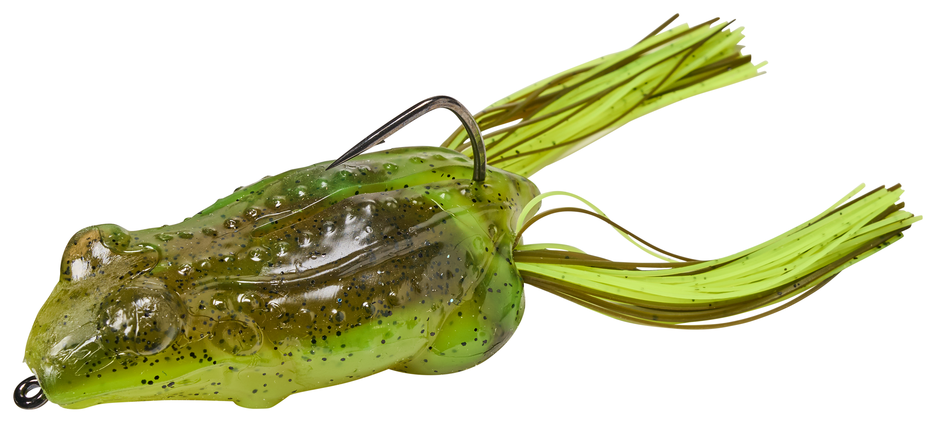 Image of "Savage Gear Tough Frog - Green Pumpkin Chartreuse - 4"""
