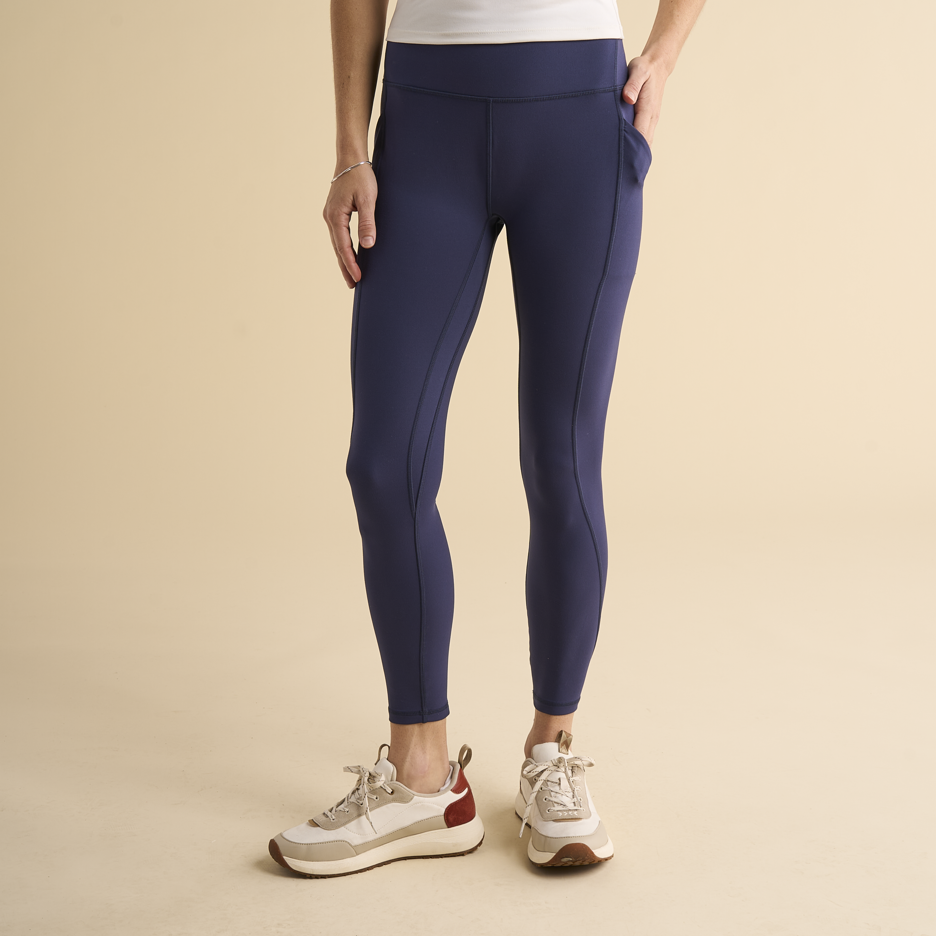Image of Natural Reflections Highland 7/8 Leggings - Mood Indigo