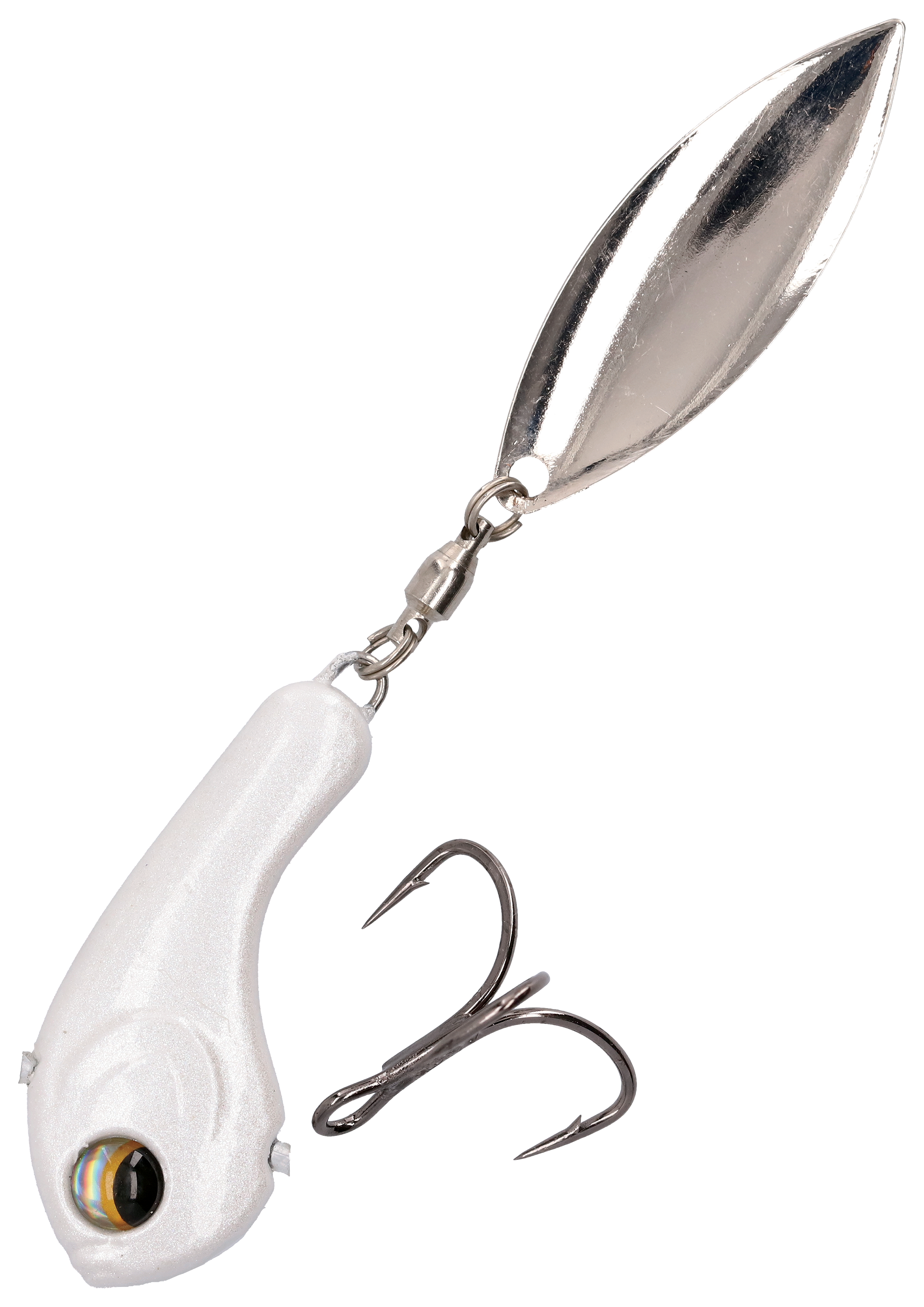 Bass Pro Shops Line-Thru Tail Spin - Pearl - 1-1/4" - 0.5 oz.
