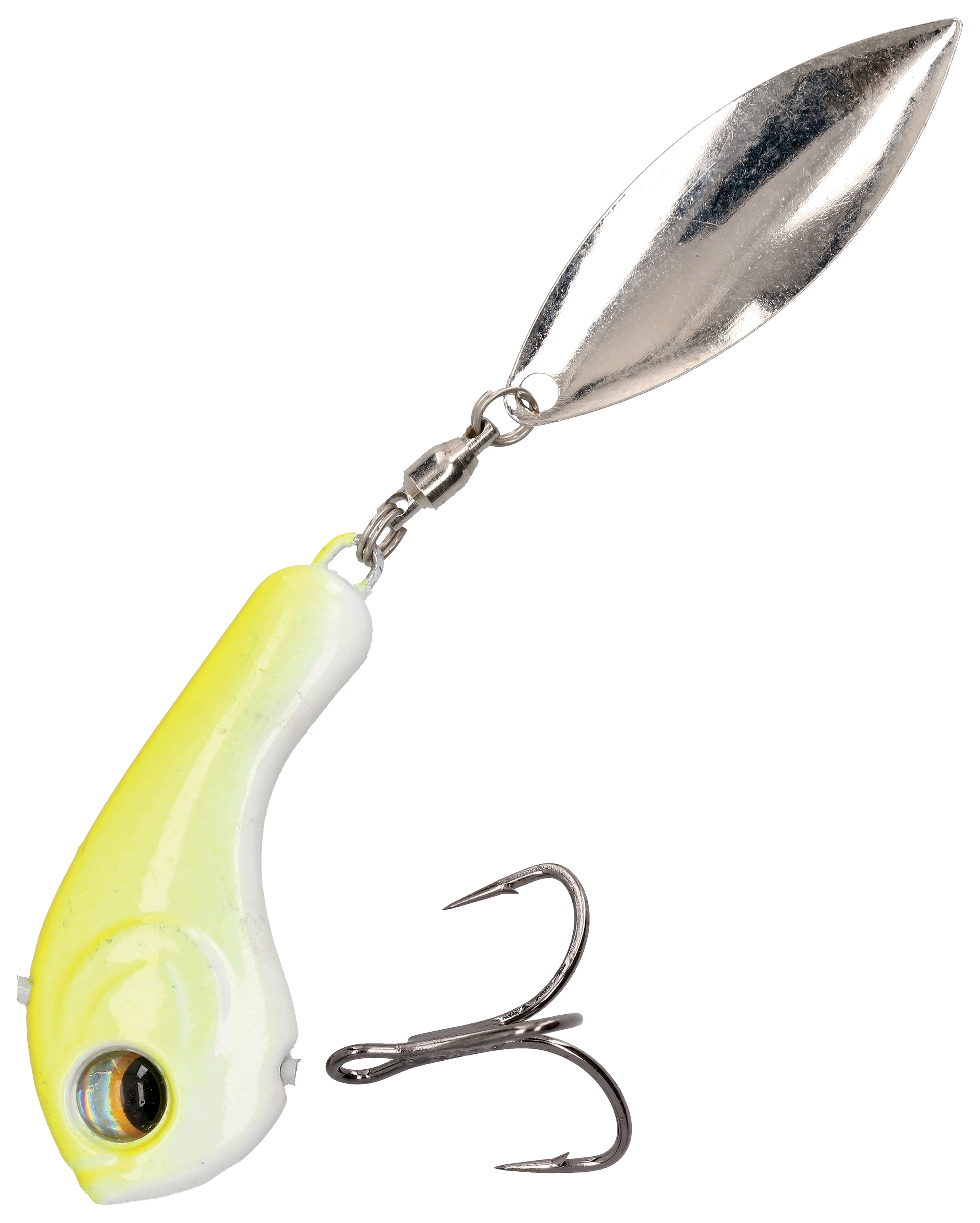 Bass Pro Shops Line-Thru Tail Spin - Chartreuse Shad - 1-1/4" - 0.5 oz.