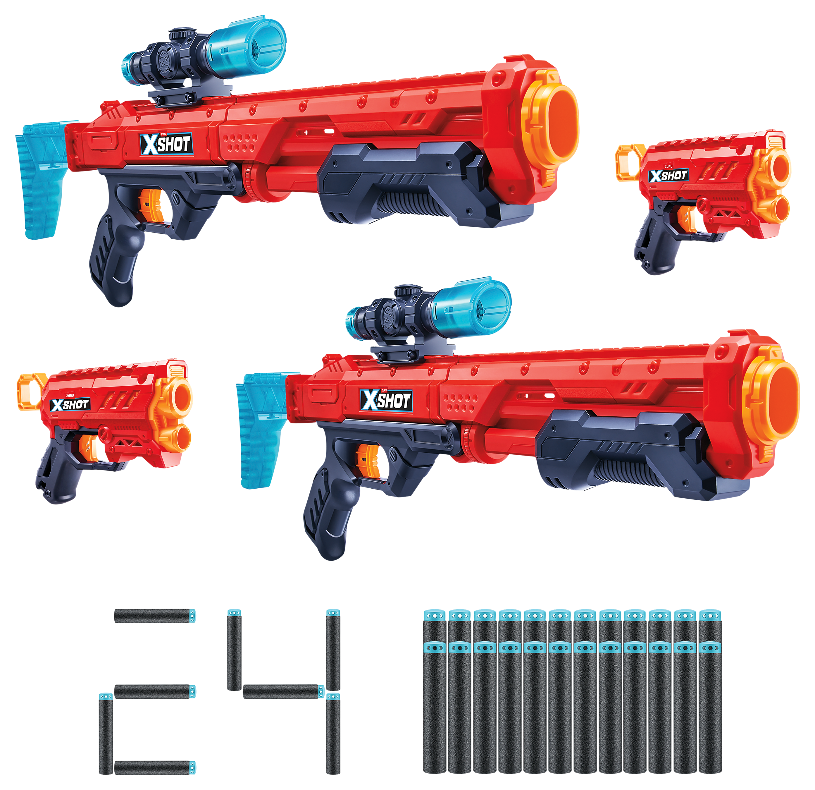 Image of Zuru X-Shot Excel Hawk Eye and Micro Blaster Combo Pack