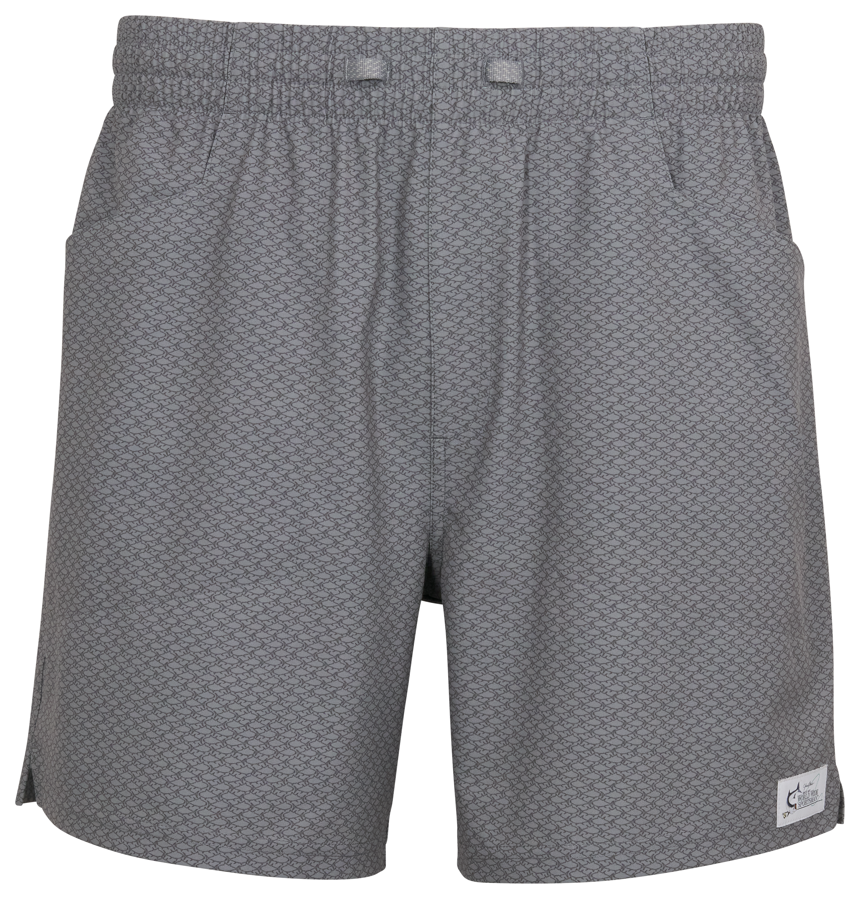 Image of "World Wide Sportsman 6"" 3D Cool Charter Shorts - Monument Tuna"