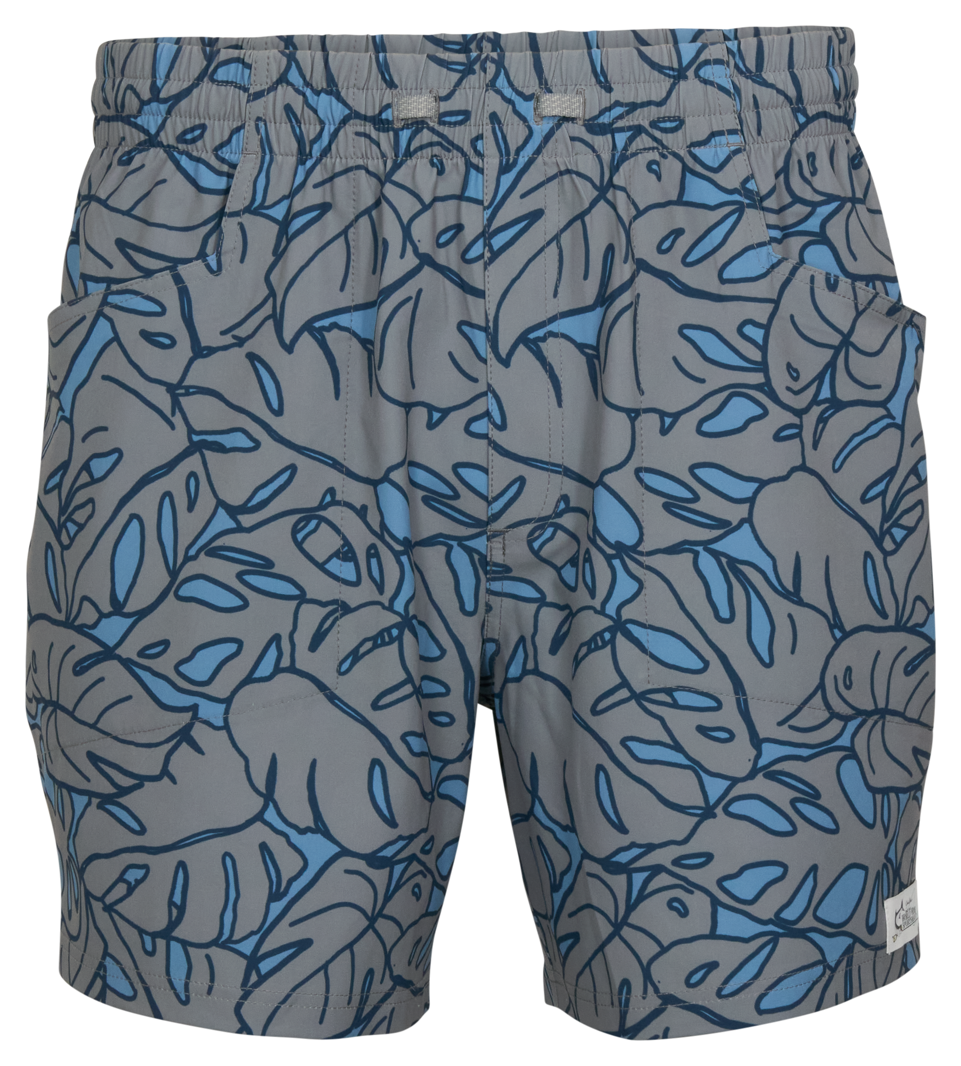 Image of "World Wide Sportsman 6"" 3D Cool Charter Shorts - Tropical Bering Sea"