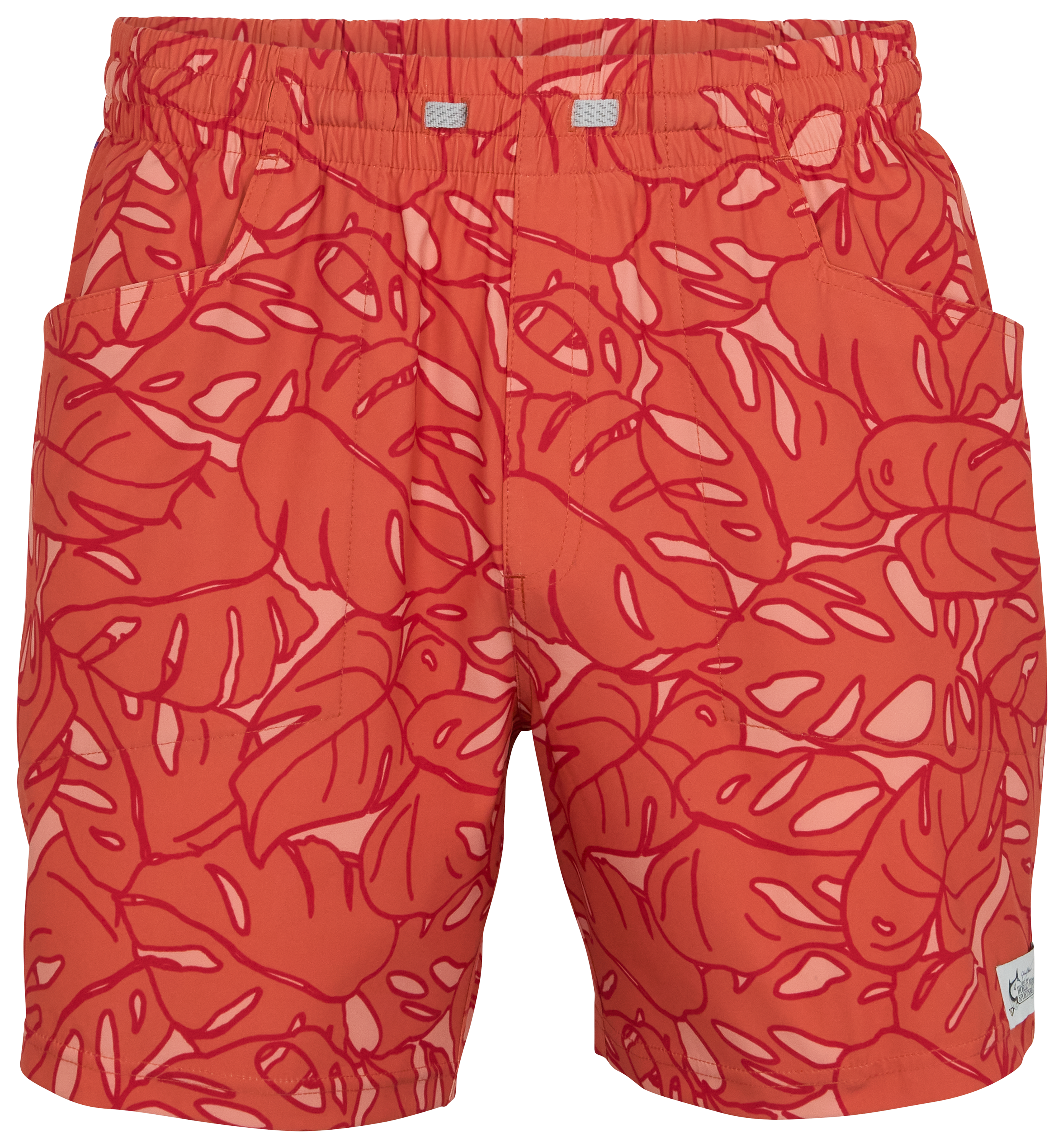 Image of "World Wide Sportsman 6"" 3D Cool Charter Shorts - Tropical Peach"