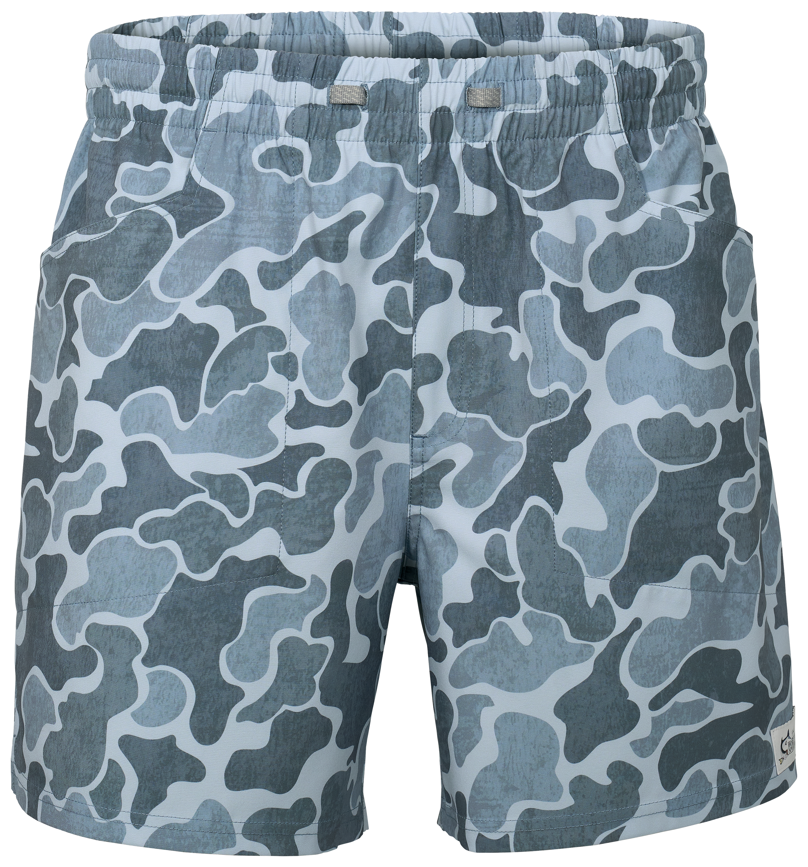 Image of "World Wide Sportsman 6"" 3D Cool Charter Shorts - Grey Vintage Camo"