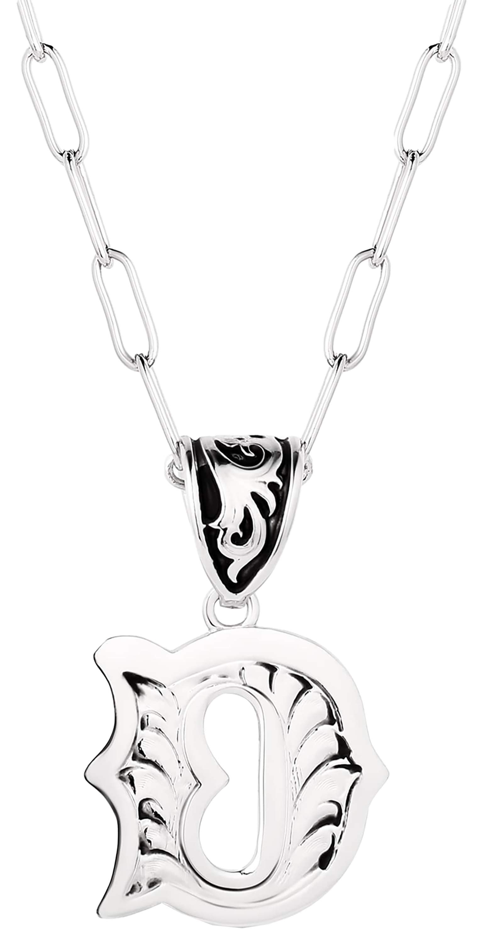 Image of "Montana Silversmiths Western ""D"" Initial Necklace"
