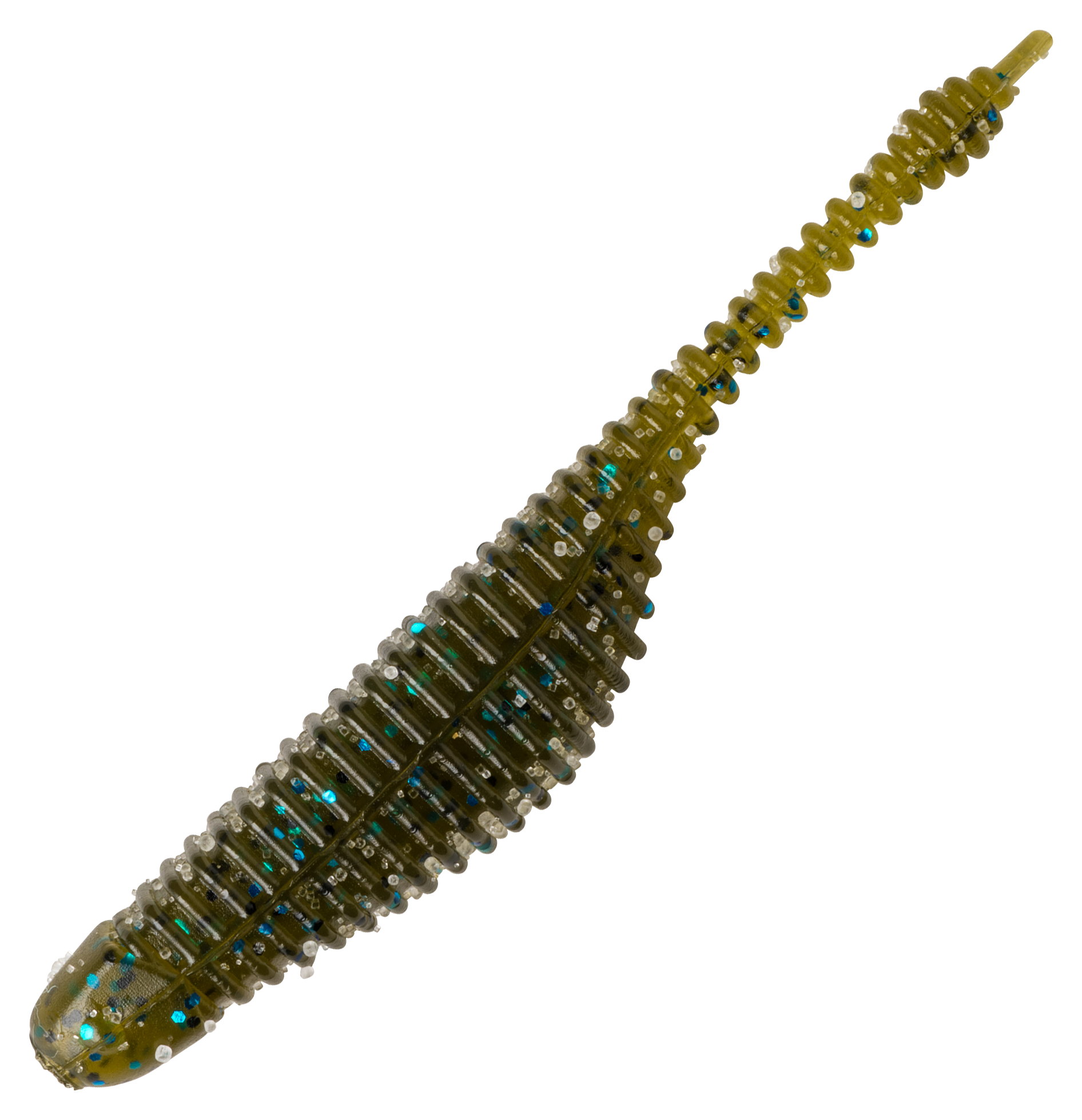 Image of "Great Lakes Finesse Drop Minnow - Green Pumpkin Blue - 2-1/4"""