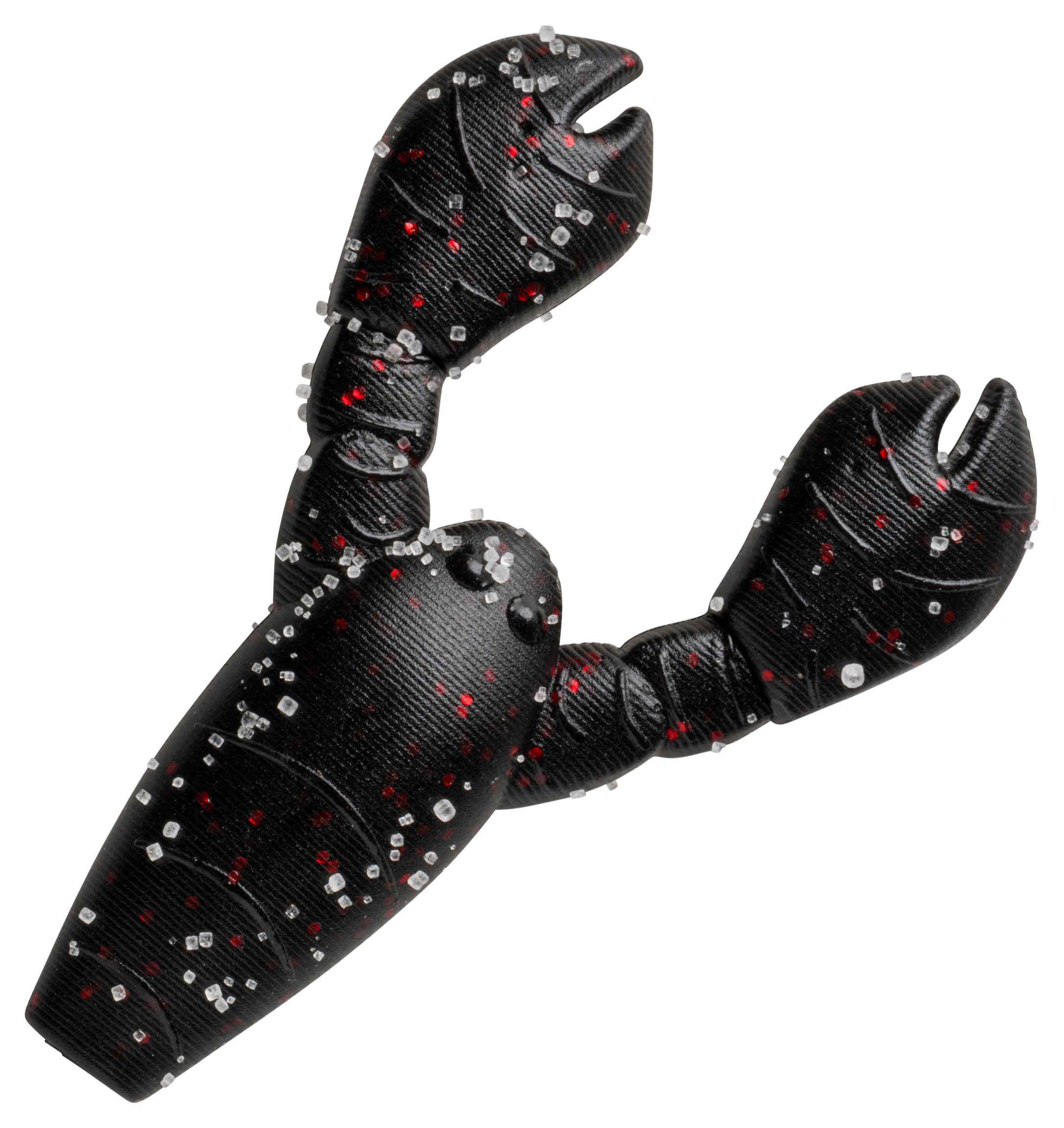 Image of "Great Lakes Finesse Snack Craw - Matte Black Red - 1.7"""