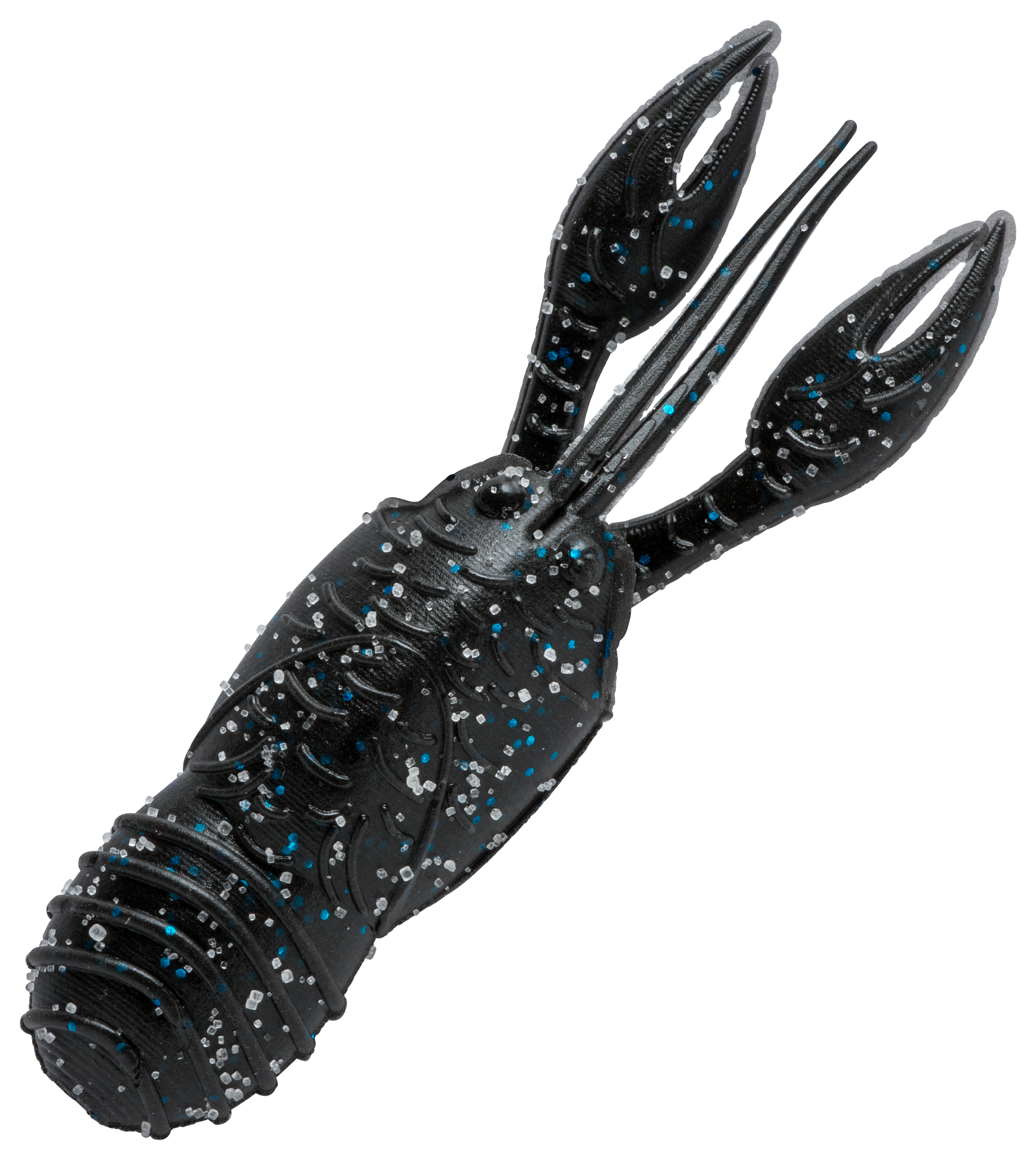Image of "Great Lakes Finesse Juvy Craw - Black/Blue Flake - 2"""