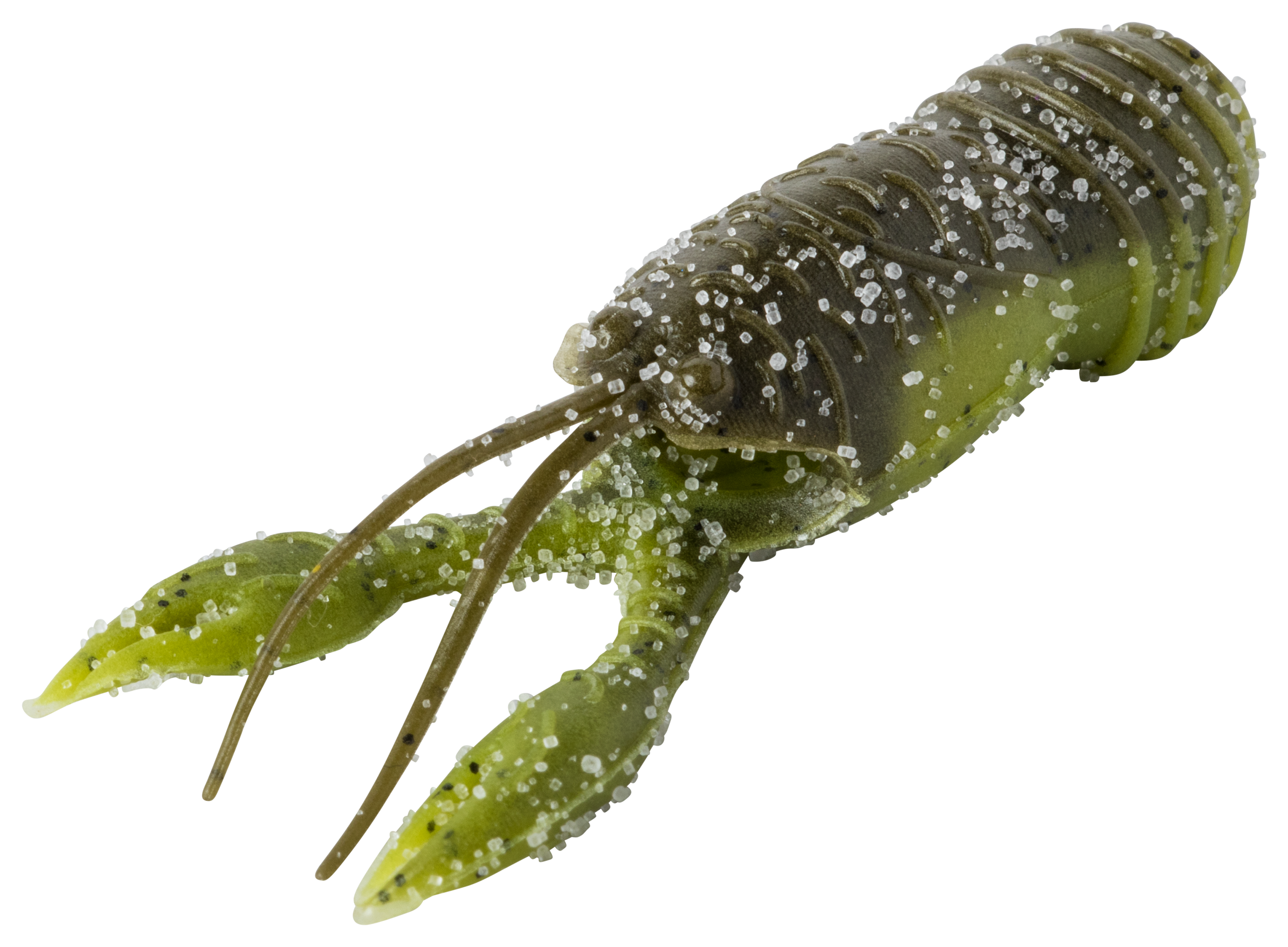 Image of "Great Lakes Finesse Juvy Craw - Green Pumpkin/Watermelon - 2"""