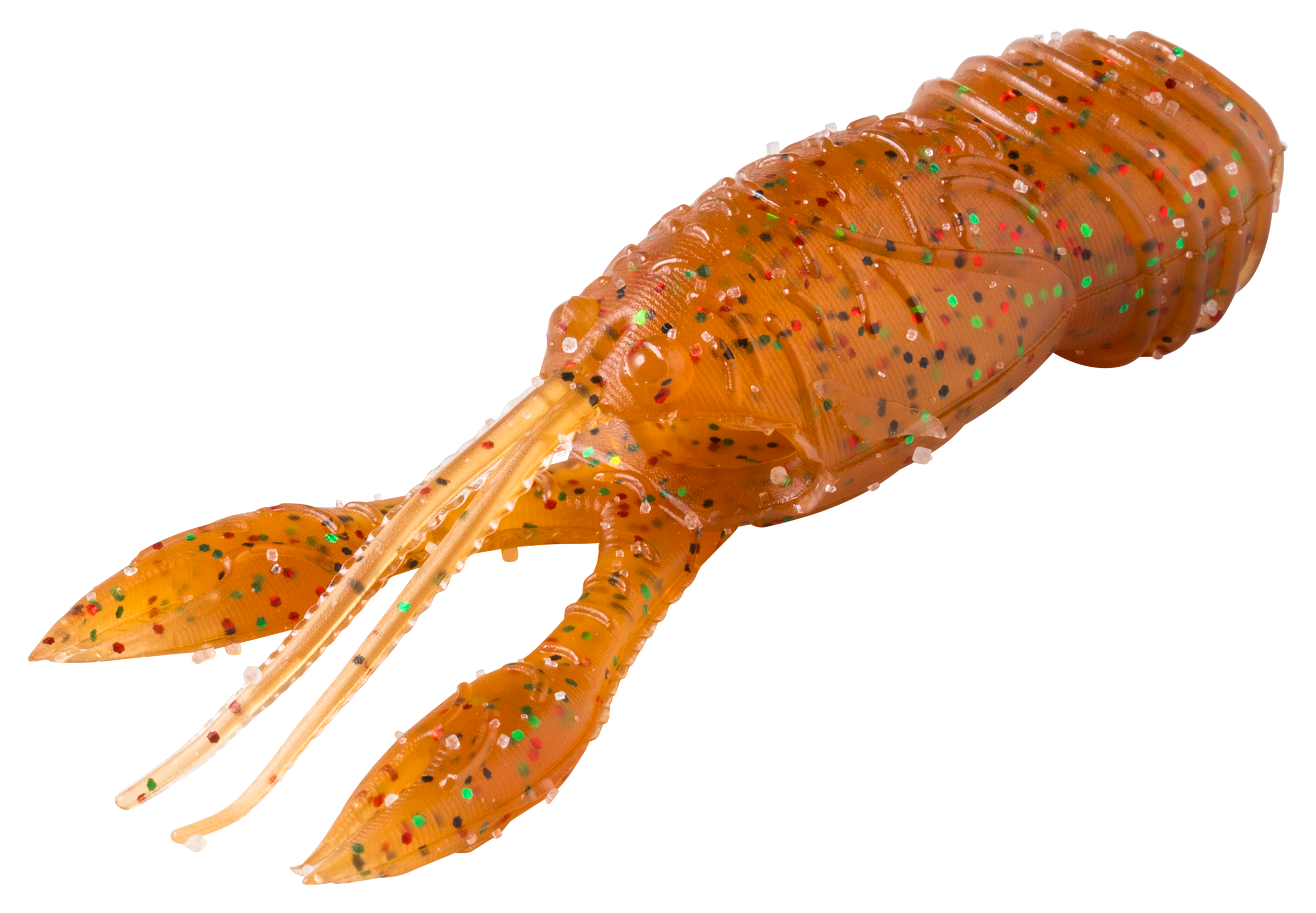 Image of "Great Lakes Finesse Juvy Craw - Amber Black Green Red - 2"""