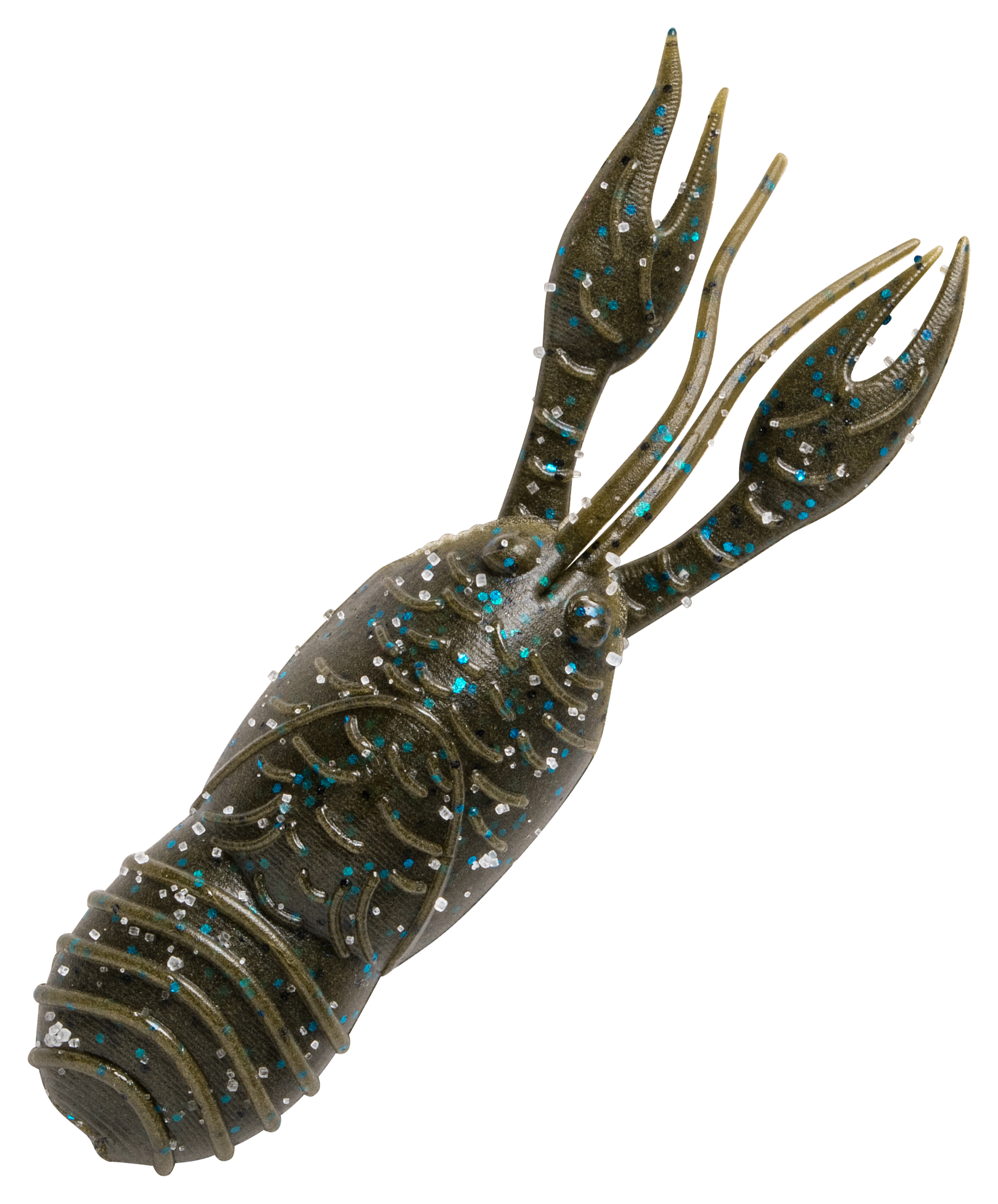 Image of "Great Lakes Finesse Juvy Craw - Green Pumpkin Blue - 2"""