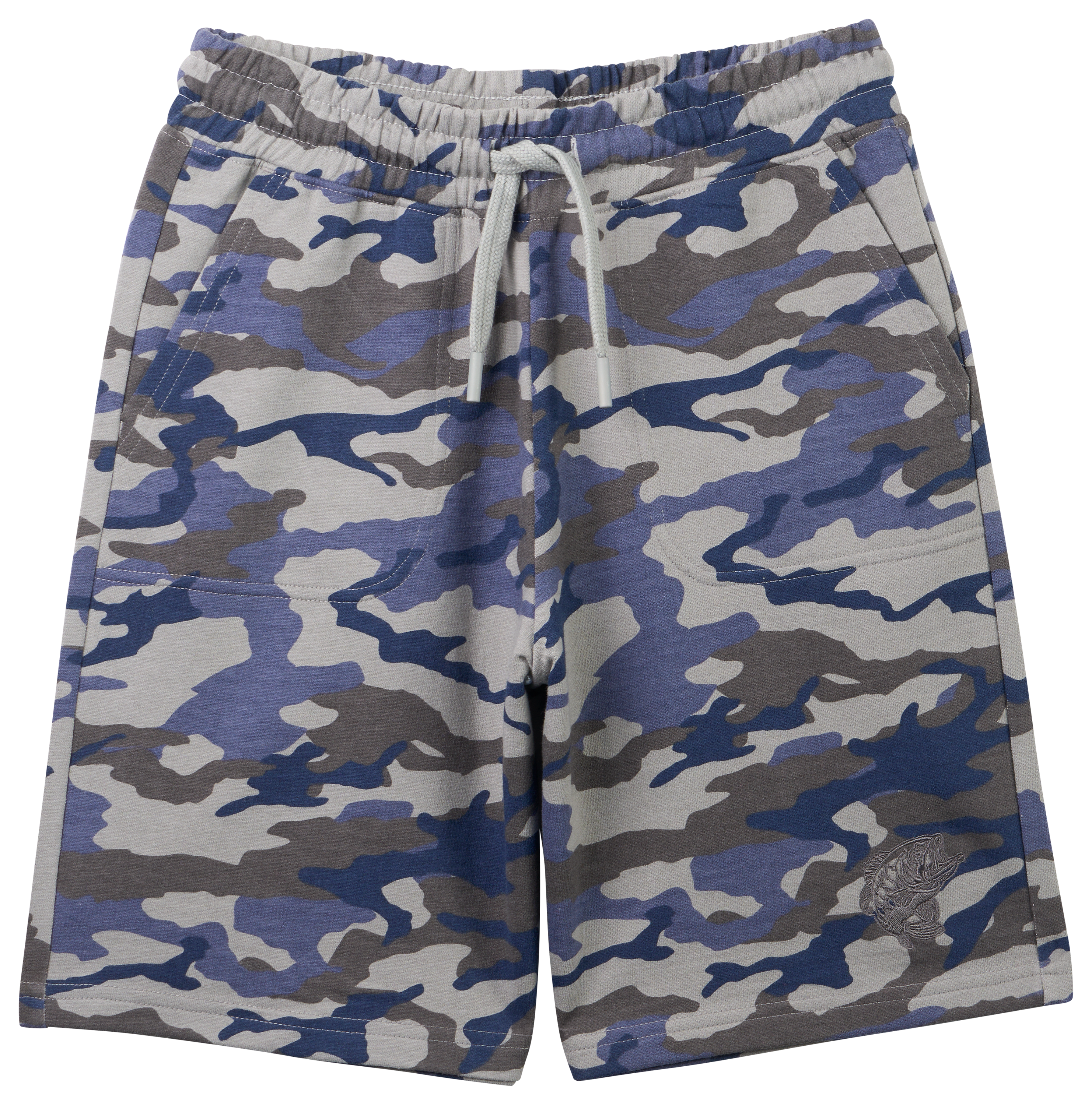 Image of Bass Pro Shops Logo Shorts for Kids - Blue Camo