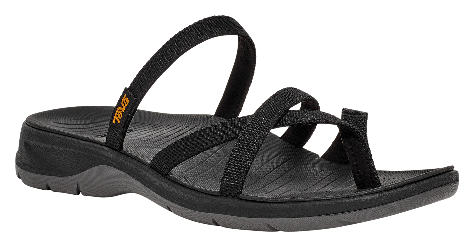 Image of Teva TirraTraveler Sandals for Women - Black - 10M