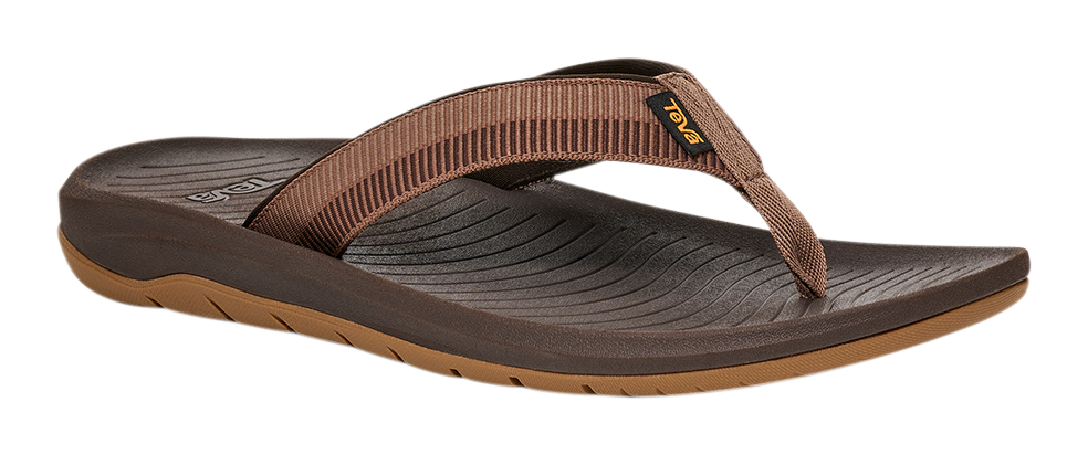 Image of Teva Hurricane Flip-Flops for Men - Bison