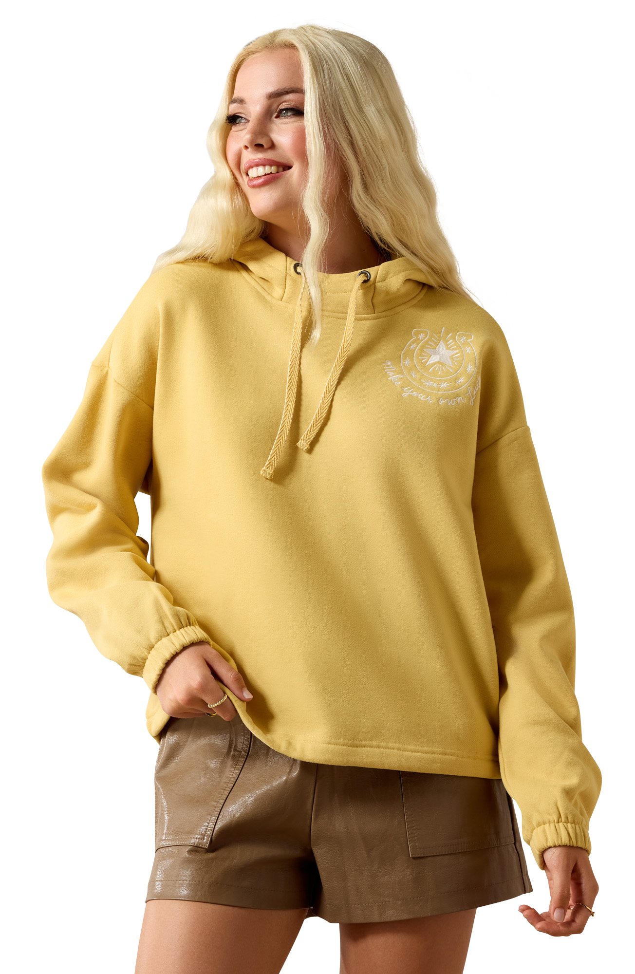 Image of Ariat Make Your Own Luck Essential Hoodie - Rattan