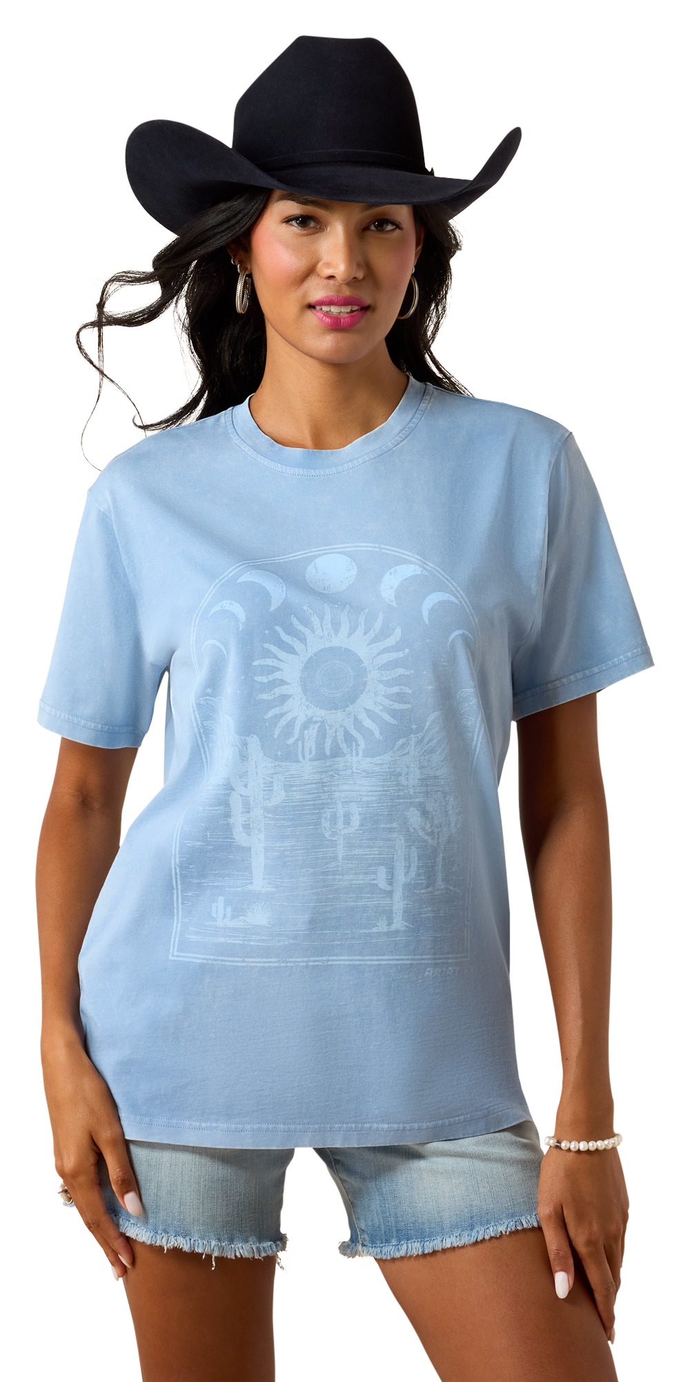 Image of Ariat No Longer Afraid Short-Sleeve T-Shirt - Ashleigh Blue
