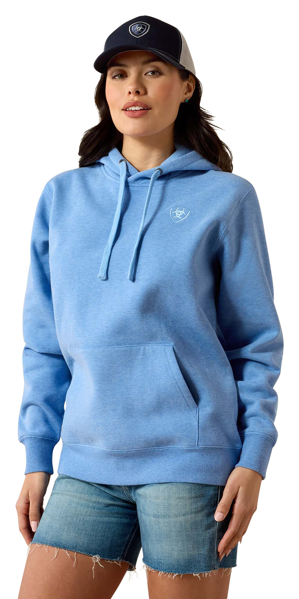 Image of Ariat Logo 2.0 Long-Sleeve Hoodie - Ultramarine