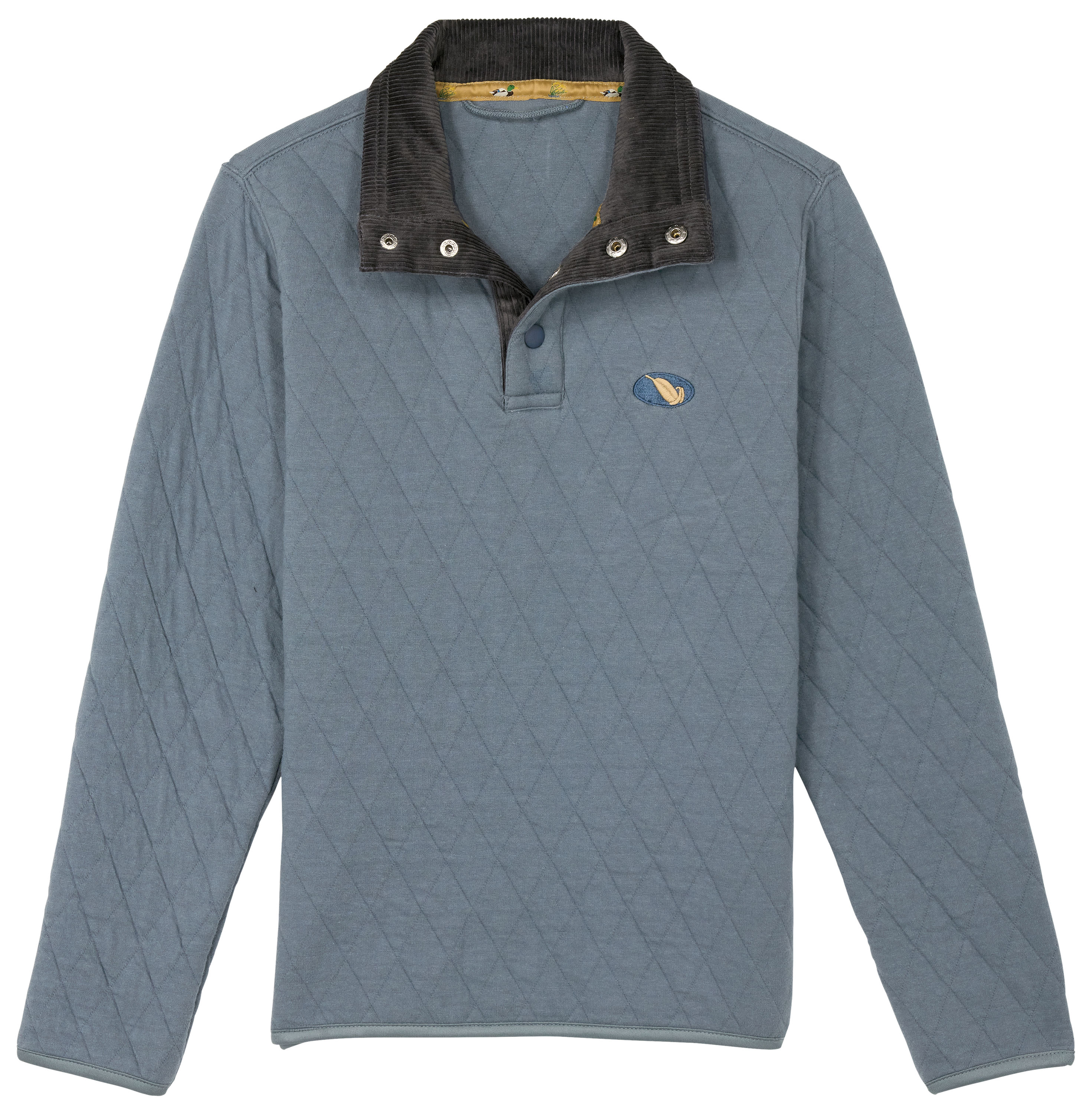 Image of Mack's Prairie Wings Quilted Boondock Pullover for Youth - Slate