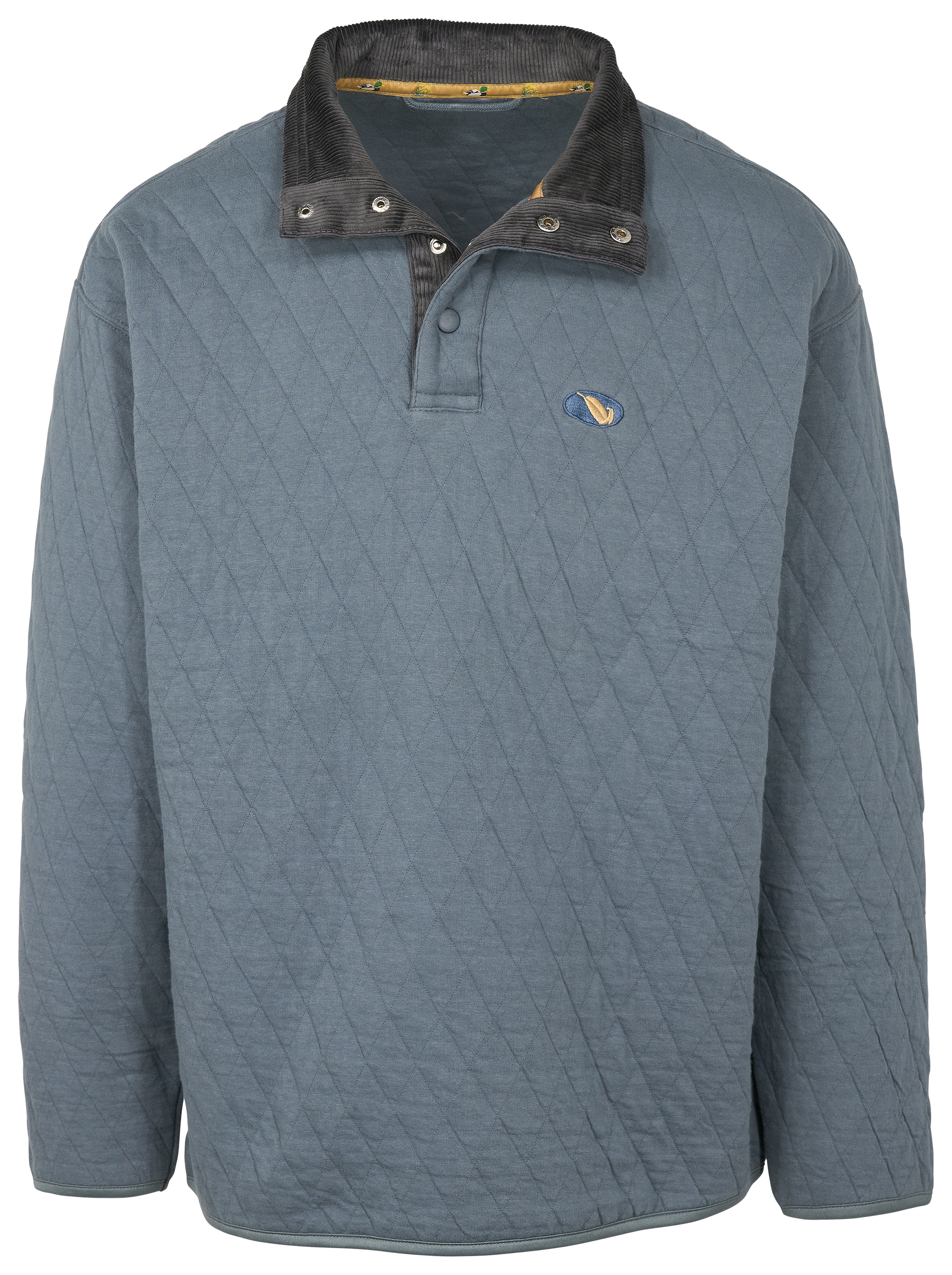 Image of Mack's Prairie Wings Quilted Boondock Pullover for Men - Slate