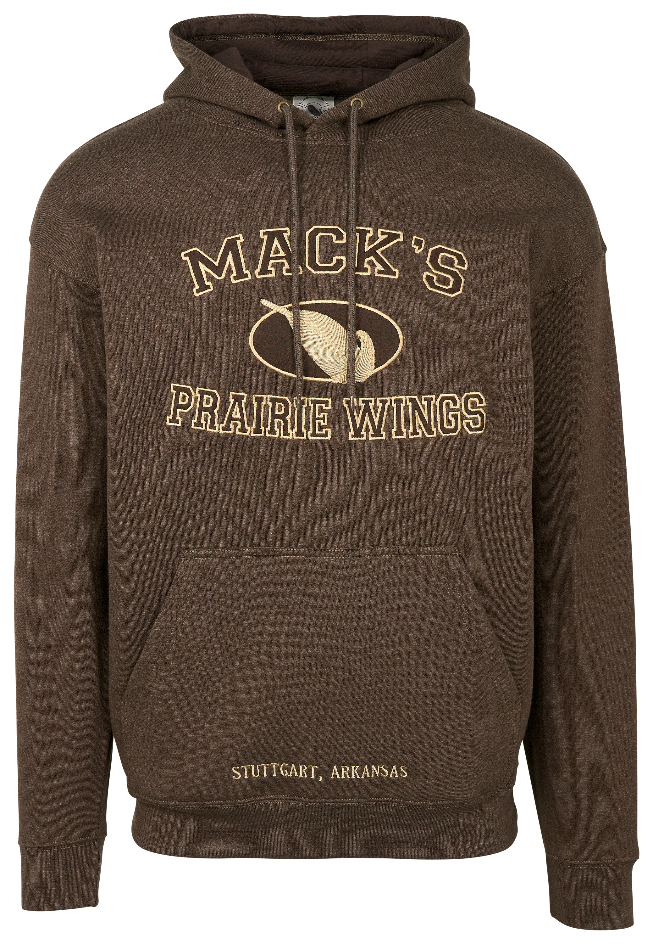 Image of Mack's Prairie Wings Magnum 12 Hoodie for Men - Brown Heather - 3XL
