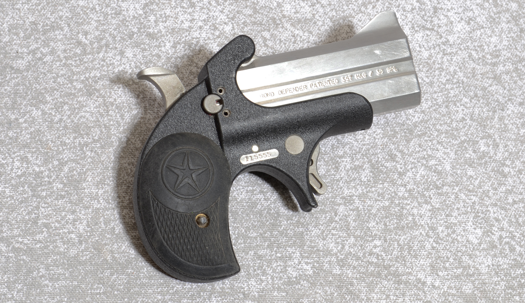 Image of Bond Arms Defender Pistol, .357 Magnum/ .38 Special, 3 Inch Barrel, 1 3/8 lbs.