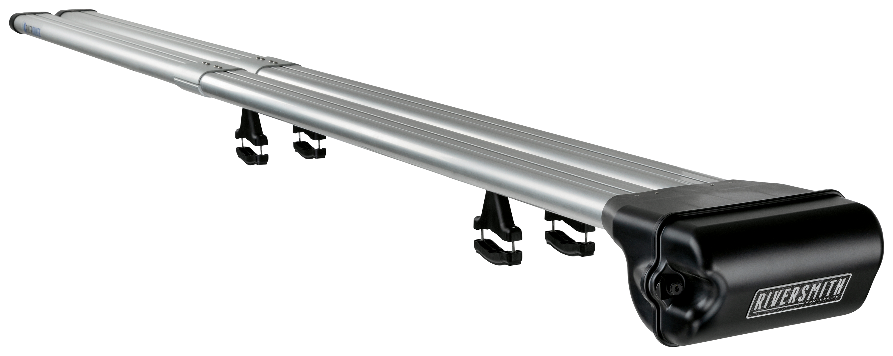 Image of "Riversmith River Quiver Fly-Rod Holder - Silver - 10'4"" - Holds 4 Rods"