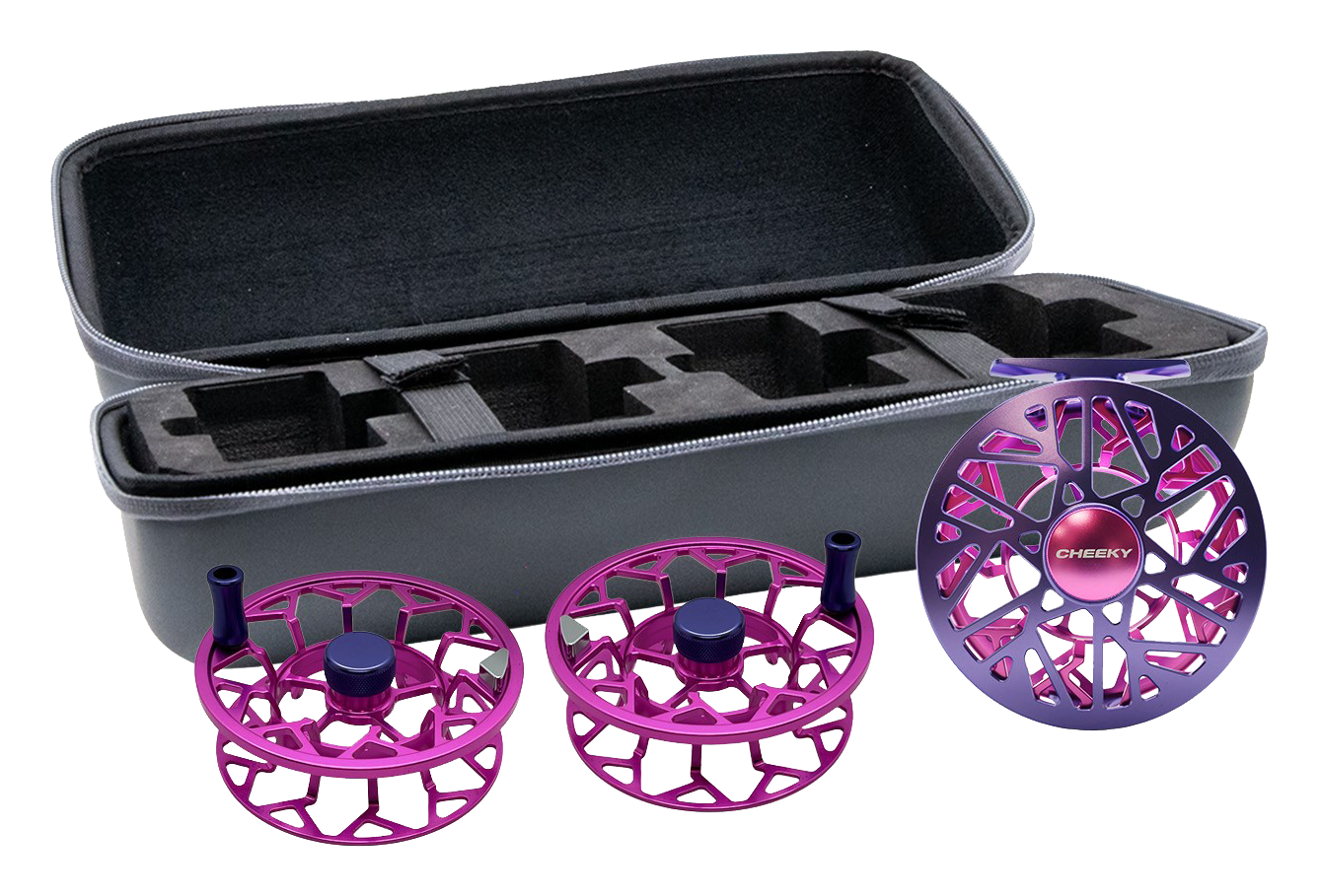 Image of Cheeky Burst Triple Play Fly Reel and Spool Bundle