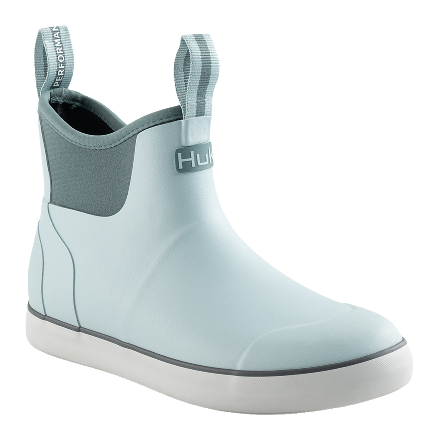 Image of Huk Rogue Wave Deck Boots for Ladies - Heron Blue