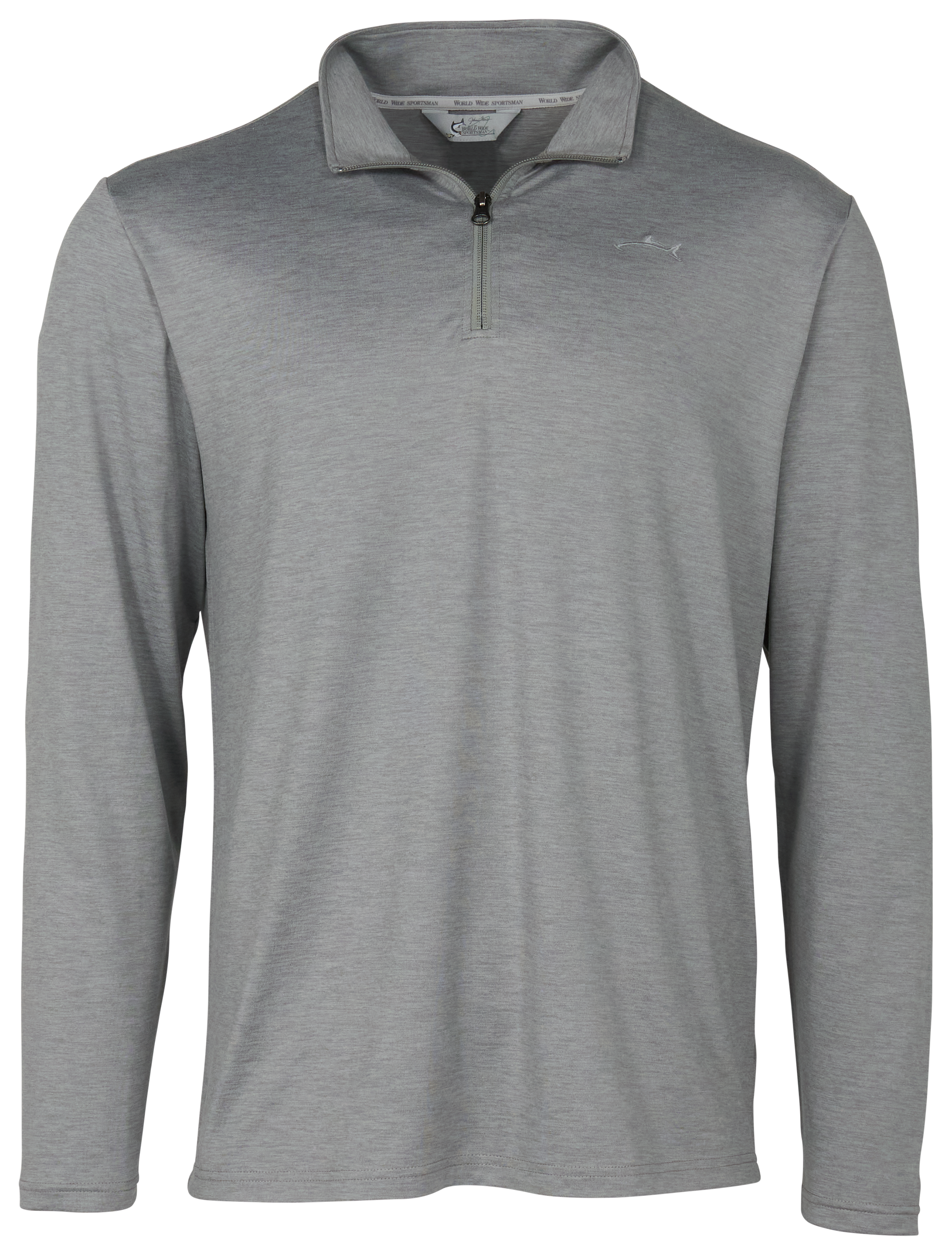 Image of World Wide Sportsman Bayshore Quarter-Zip Long-Sleeve Pullover - Monument