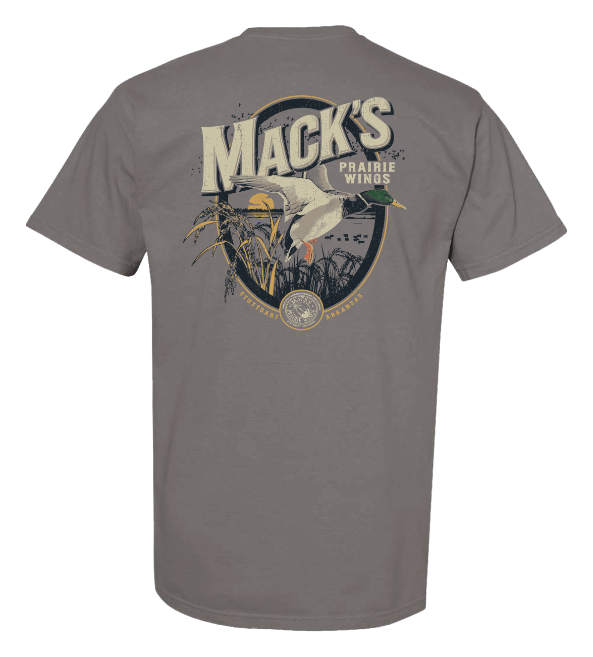 Image of MPW Rice Duck Short Sleeve T-Shirt - Grey