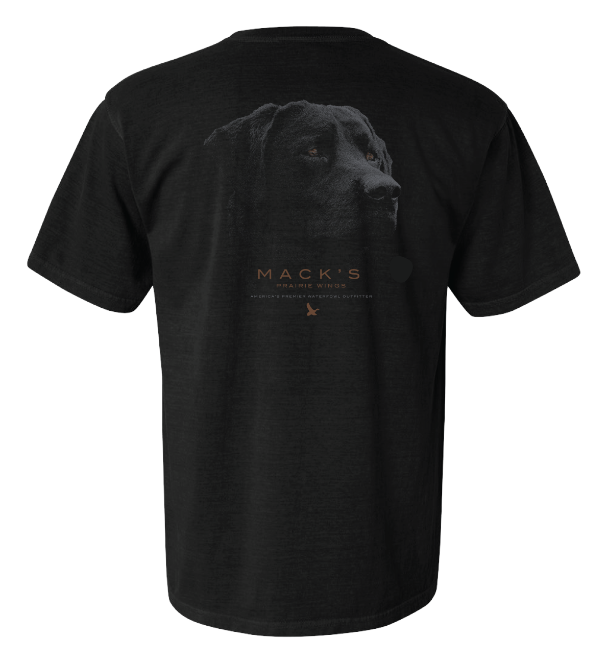 Image of Mack's Prairie Wings Faithful Short-Sleeve T-Shirt for Men - Black - M